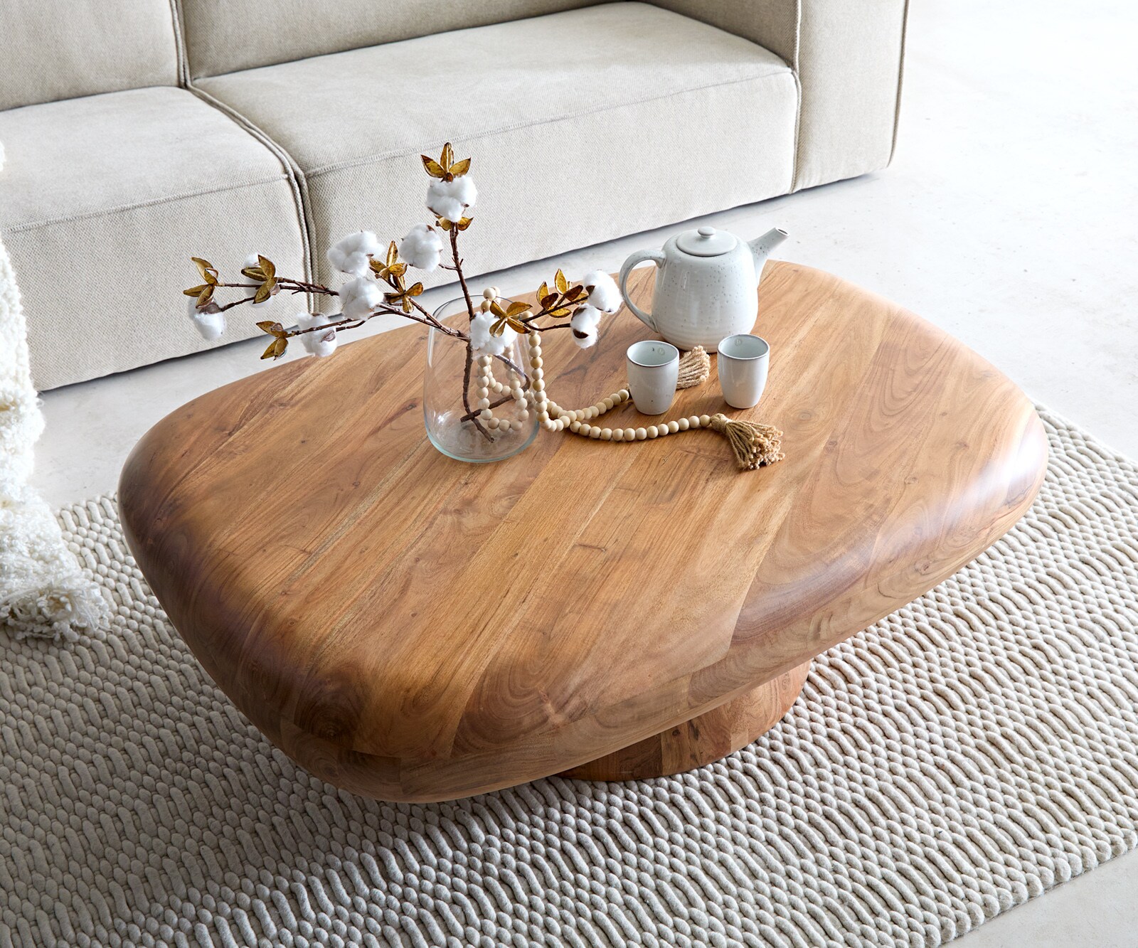 Couchtisch Maskat 120x90 cm Akazie Natur 3