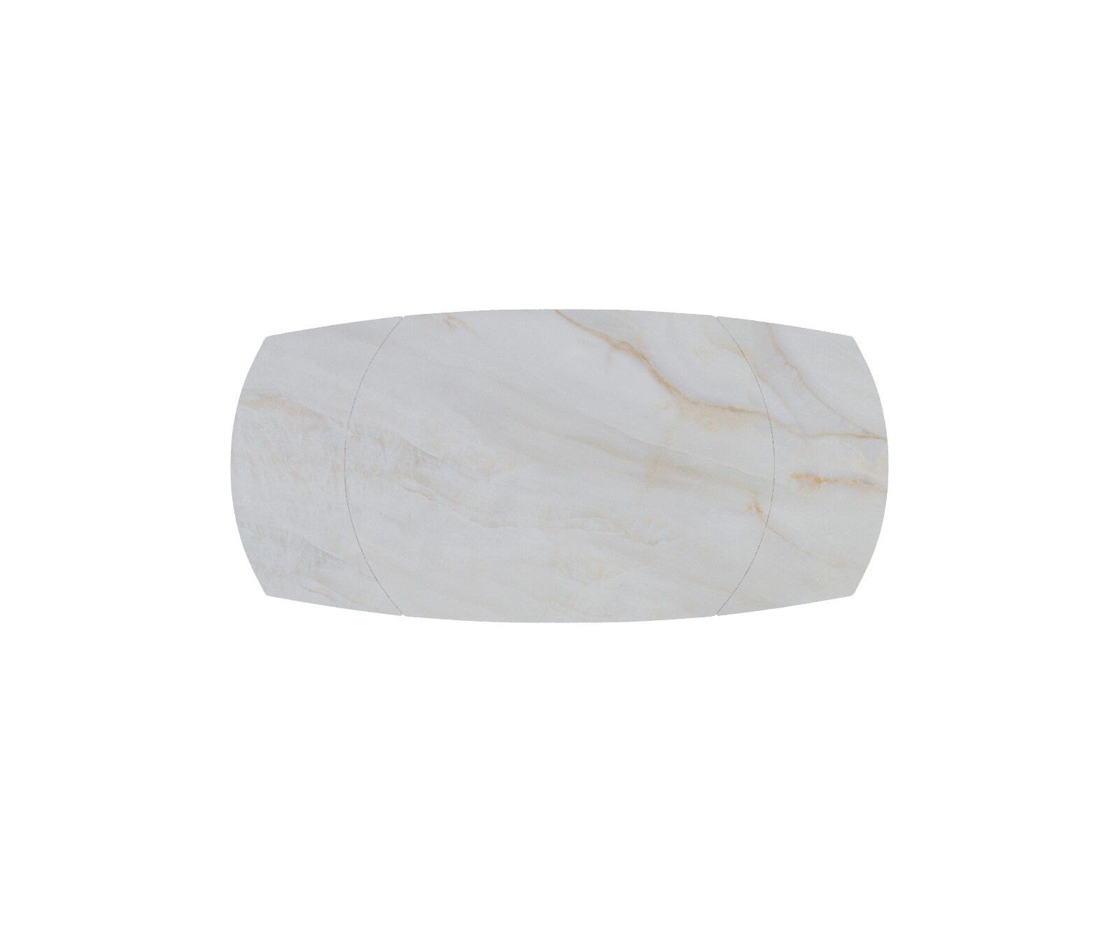 Esstischplatte Edge Boot 130-200x100 cm Keramik Onyx Pearl ausziehbar 2