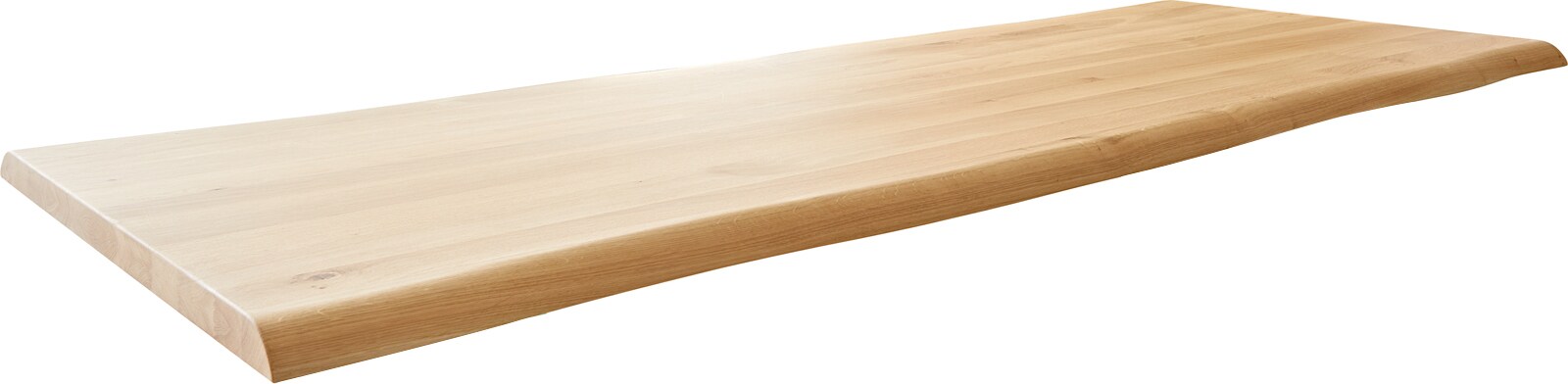 Esstischplatte Edge 260x100 cm Eiche Natur Live-Edge