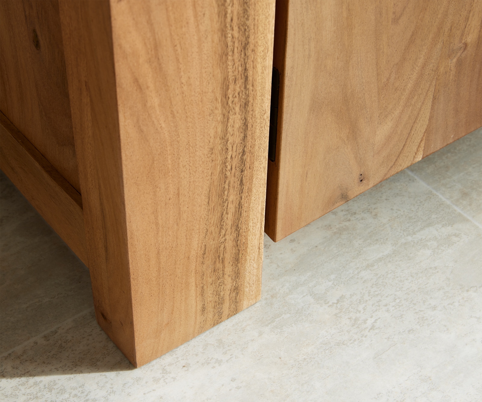 Hochschrank Solidu 45x185 cm Akazie Natur 6 Hochschrank Solidu 45x185 cm Akazie Natur 6