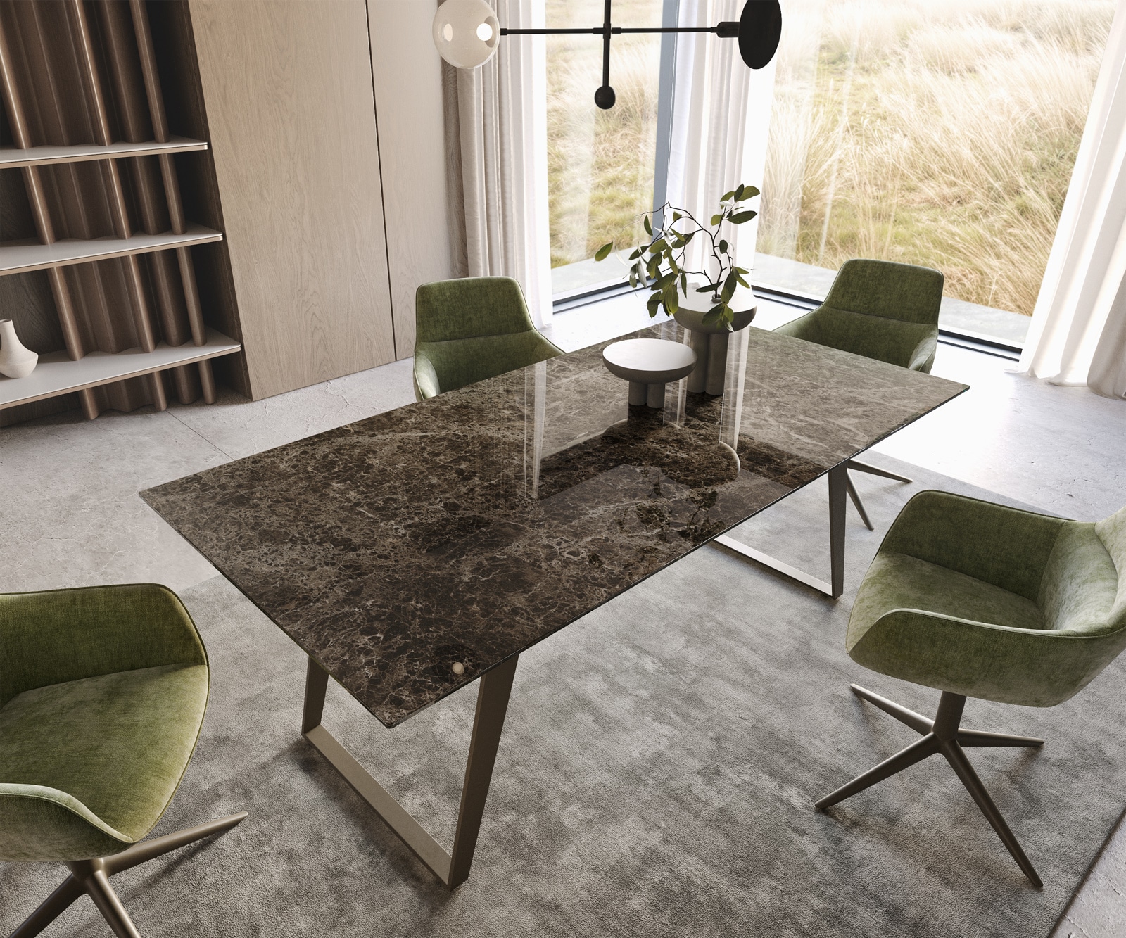 Esstisch Edge 200x100 Keramik Laminam® Emperador Extra Lucidato Dunkelbraun Metall Effektfinish Titan Schräg 1 Esstisch Edge 200x100 Keramik Laminam® Emperador Extra Lucidato Dunkelbraun Metall Effektfinish Titan Schräg 1