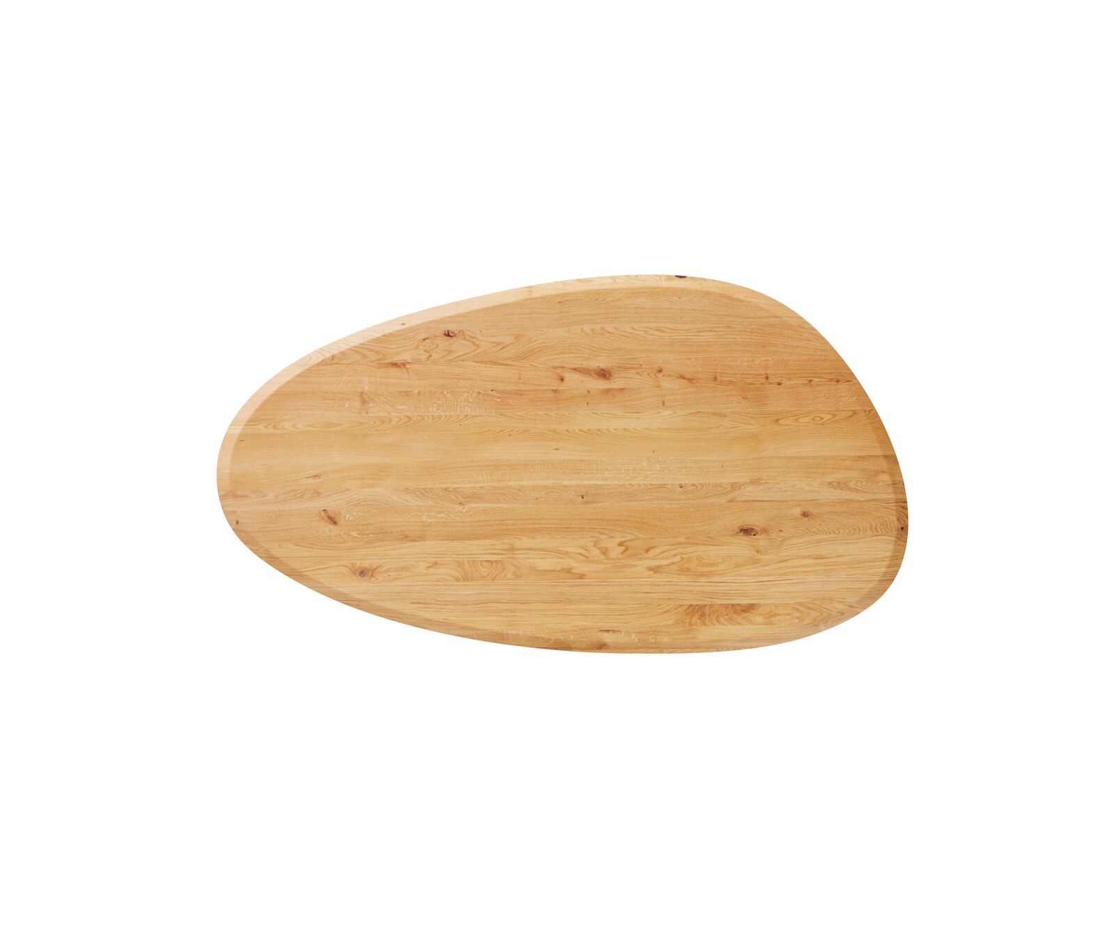 Esstischplatte Edge Oval 220x120x2,5 cm Eiche Natur Flow Edge 1