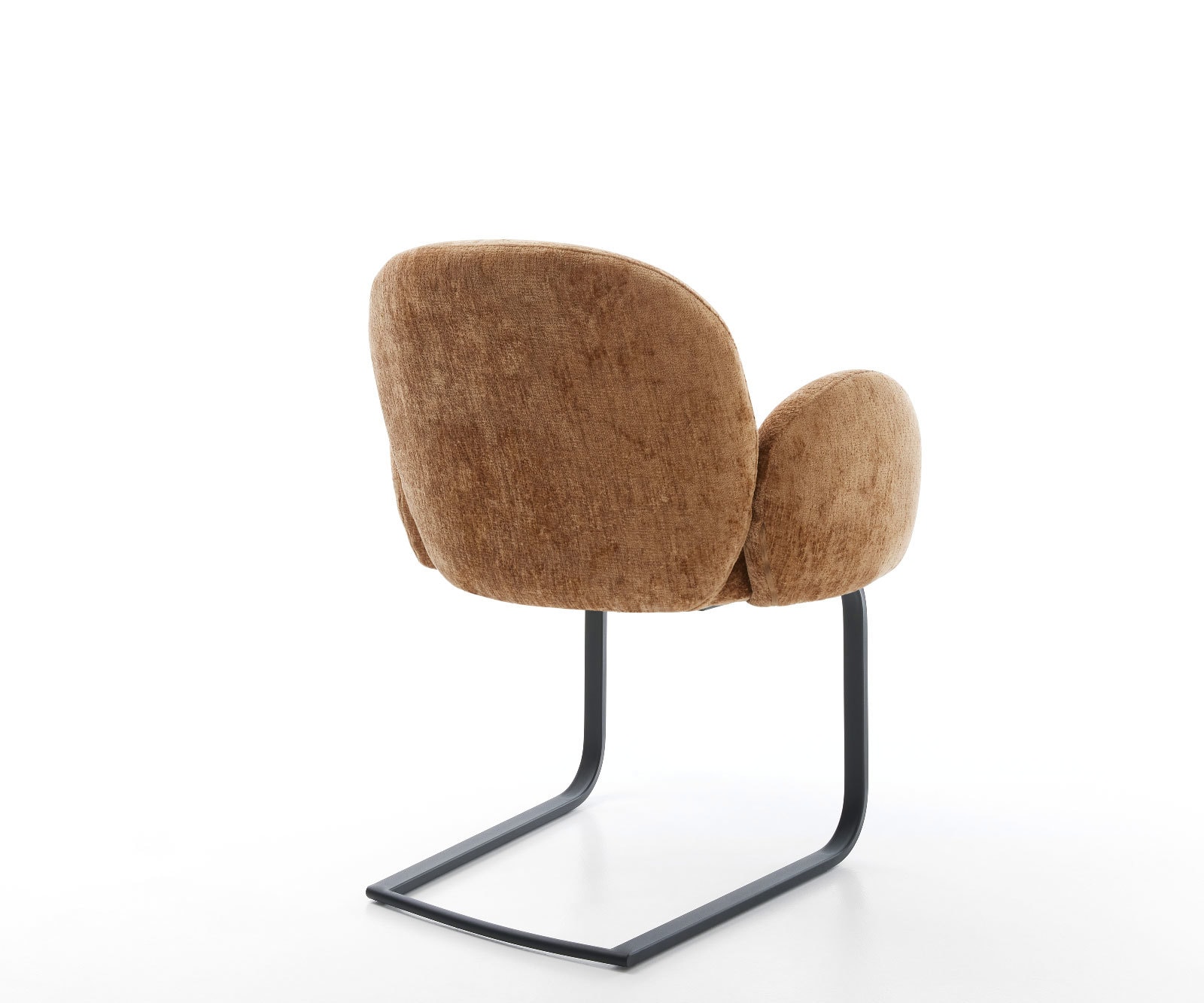 Freischwinger Nube-Flex mit Armlehnen Chenille Rost Freischwinger flach Schwarz Taschenfederkern 4 Freischwinger Nube-Flex mit Armlehnen Chenille Rost Freischwinger flach Schwarz Taschenfederkern 4