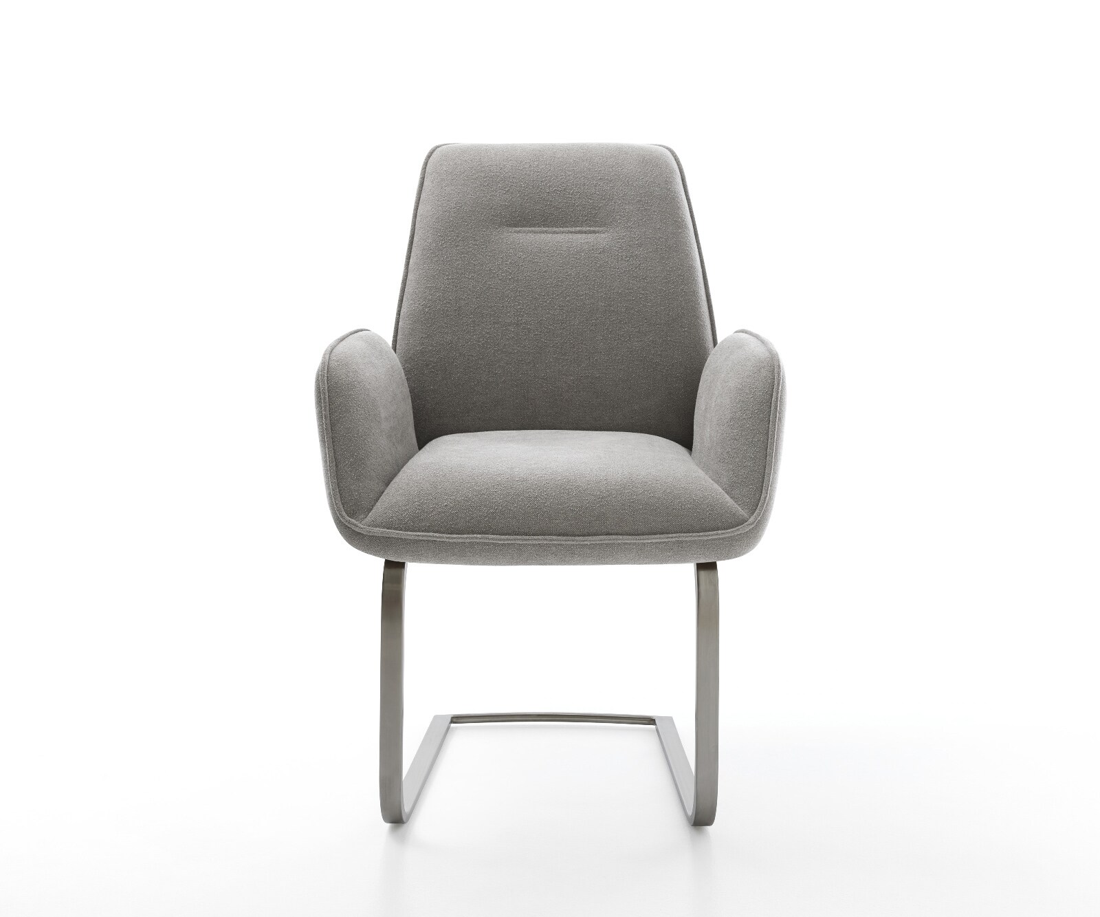 Freischwinger Zoa-Flex Strukturstoff Soft Grau Freischwinger flach Graphit Taschenfederkern 2