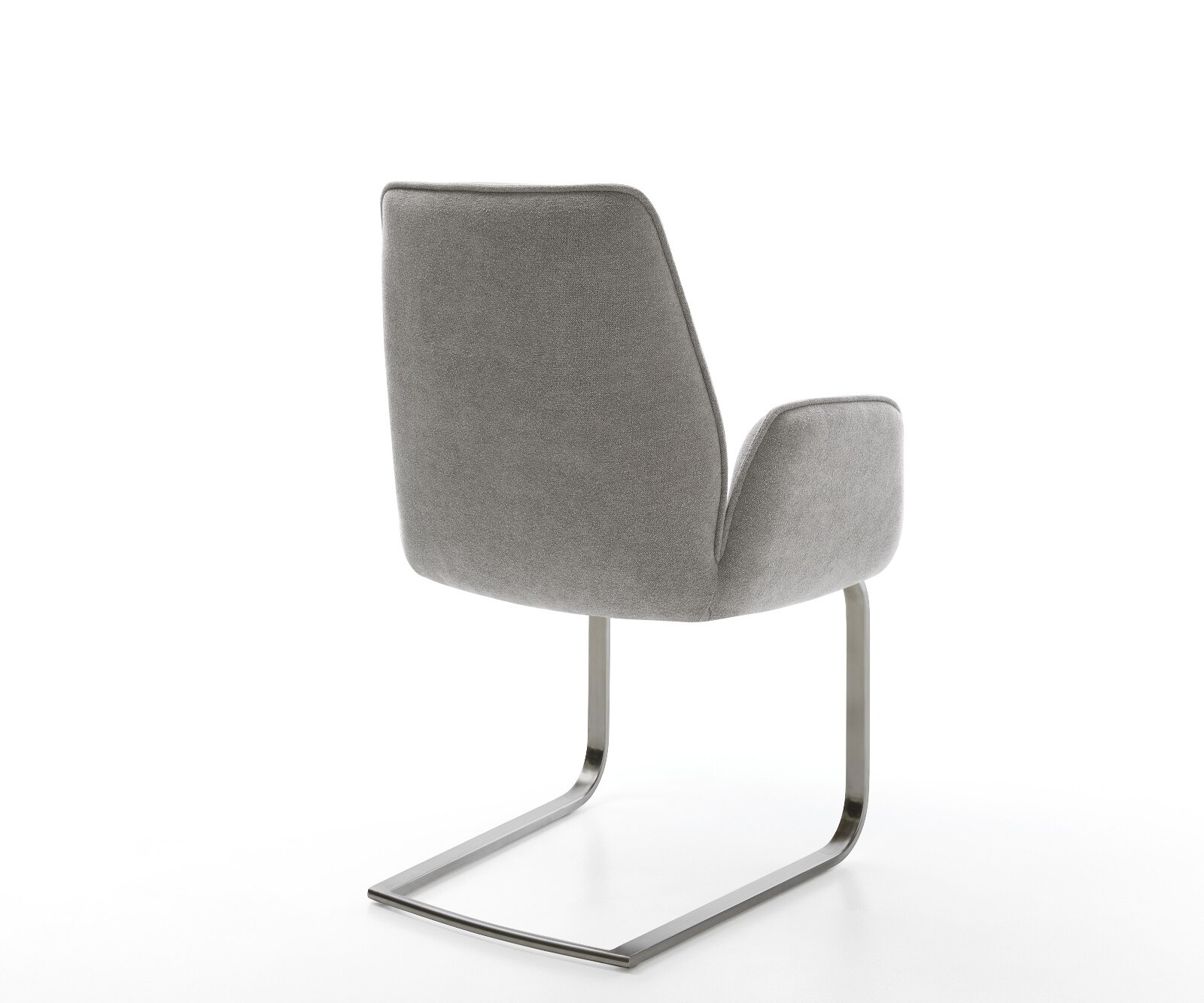 Freischwinger Zoa-Flex Strukturstoff Soft Grau Freischwinger flach Graphit Taschenfederkern 5