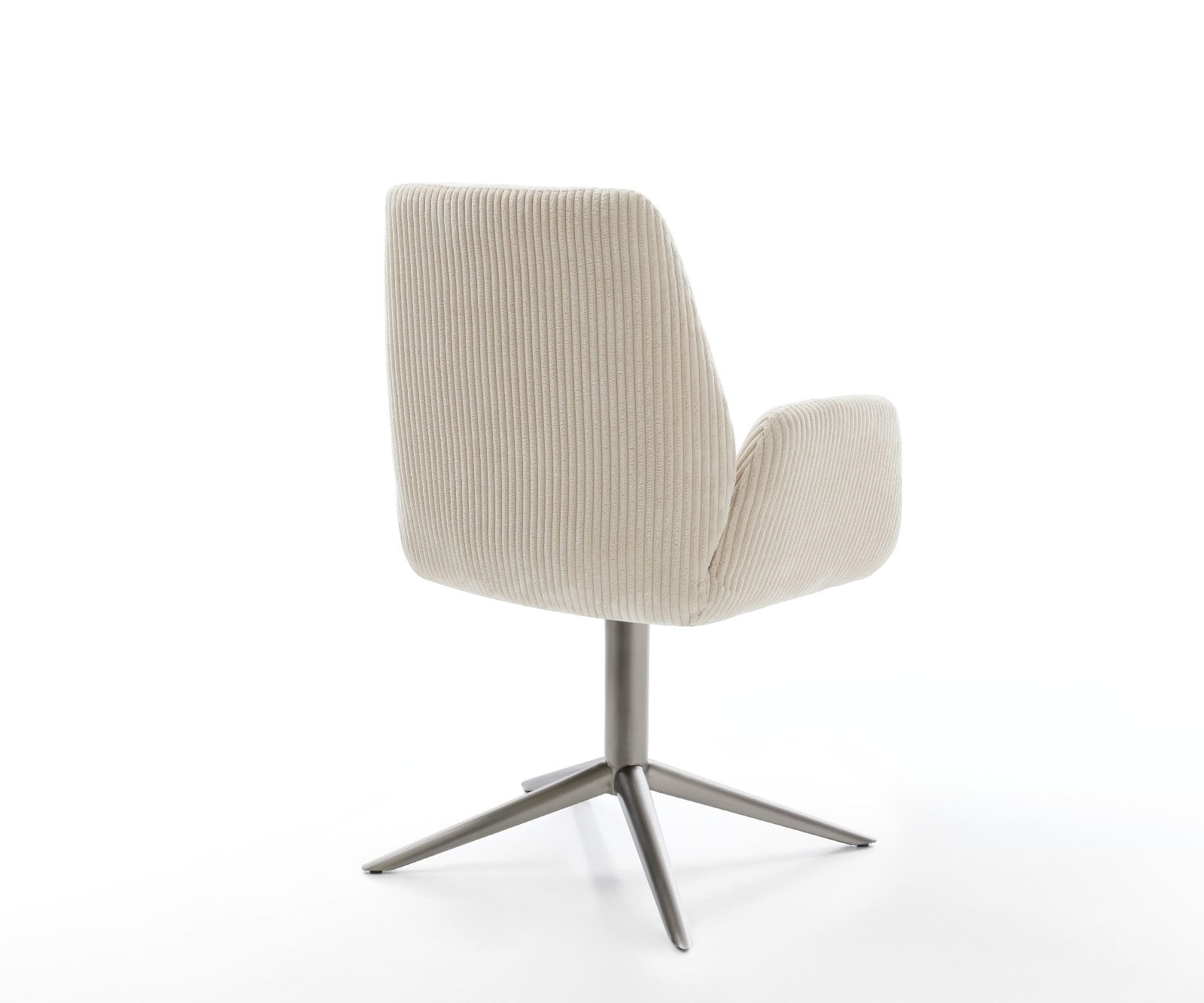 Drehstuhl Zoa-Flex Cord Beige Fußkreuz Graphit 360° drehbar Wippfunktion Taschenfederkern 5