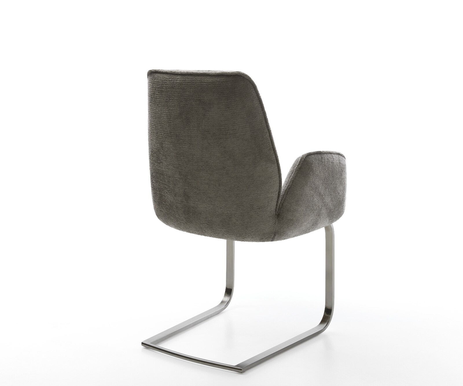 Freischwinger Zoa-Flex Bouclé Soft Schlamm Freischwinger flach Graphit Taschenfederkern 5