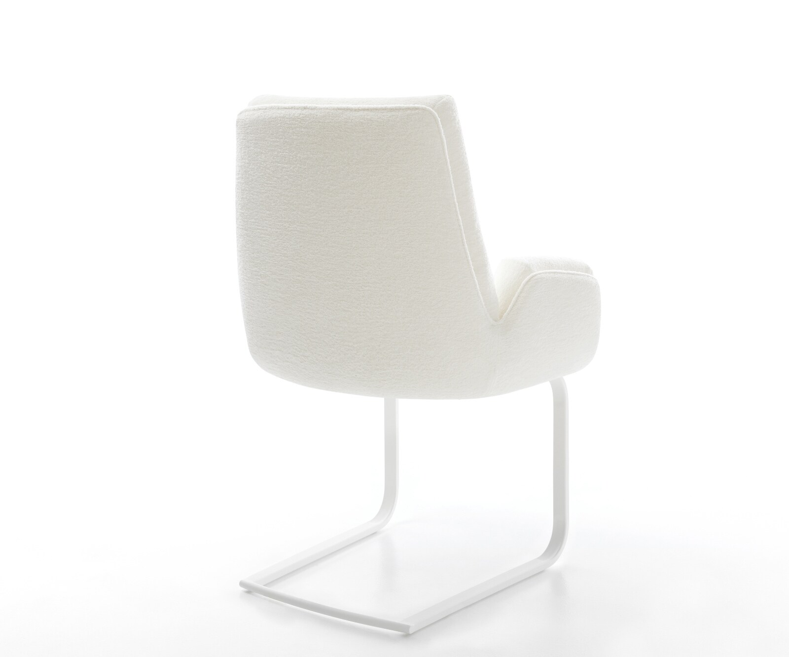 Freischwinger Clea-Flex Bouclé Soft Beige Freischwinger flach Weiß 4