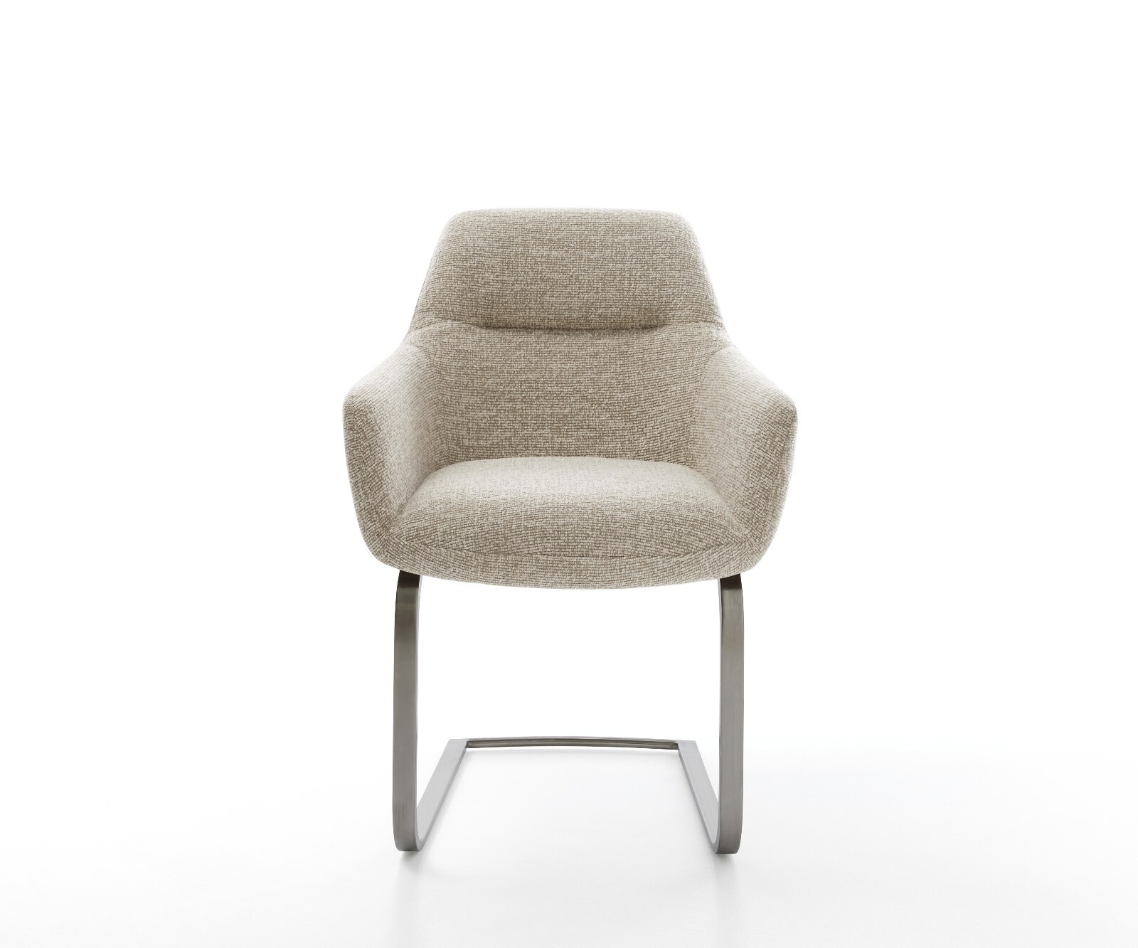 Freischwinger Pejo-Flex Webstoff Soft Beige Freischwinger flach Graphit Taschenfederkern 2