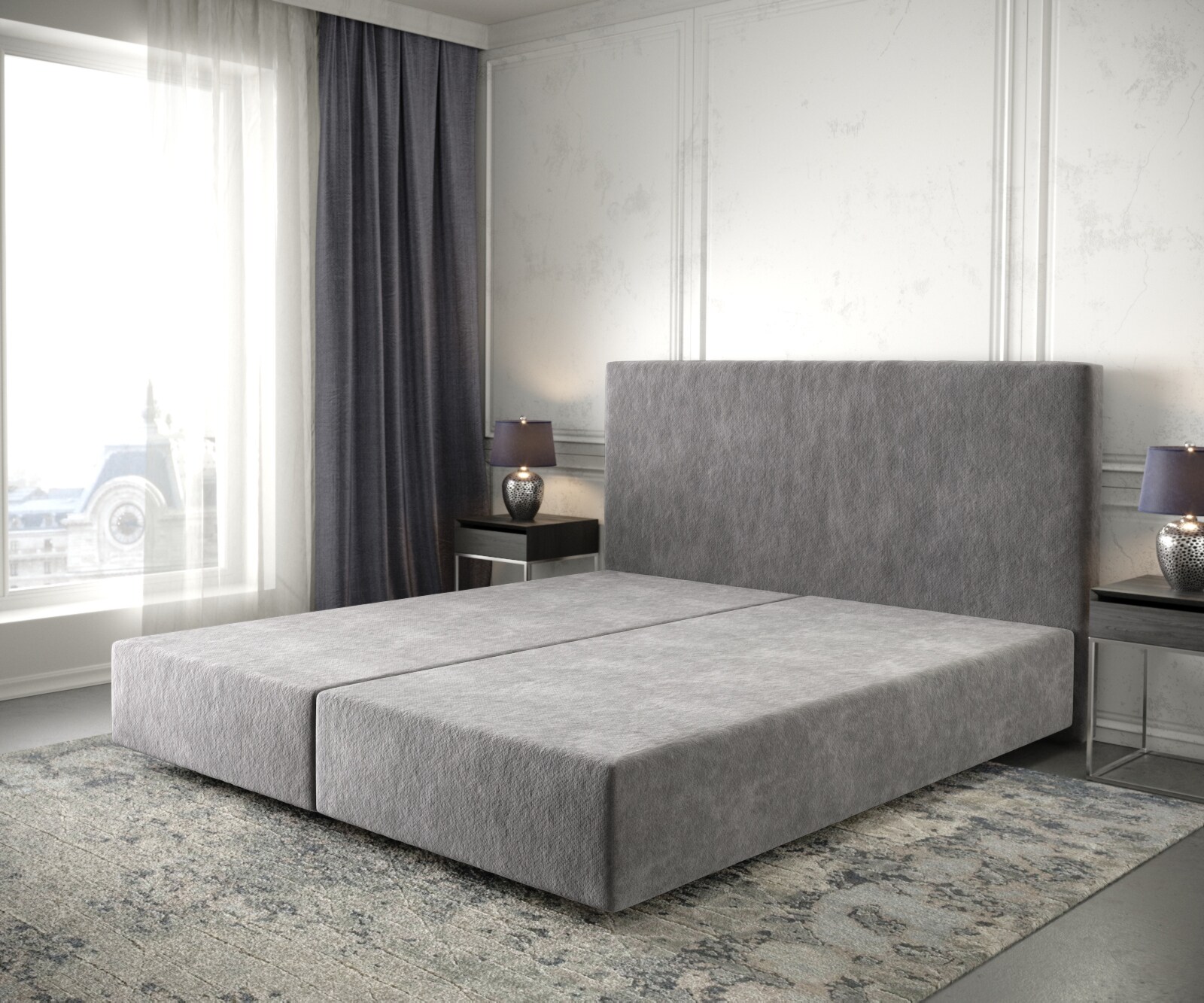 Boxspringgestell Dream-Well ohne Matratze und Topper Bettgestell 4