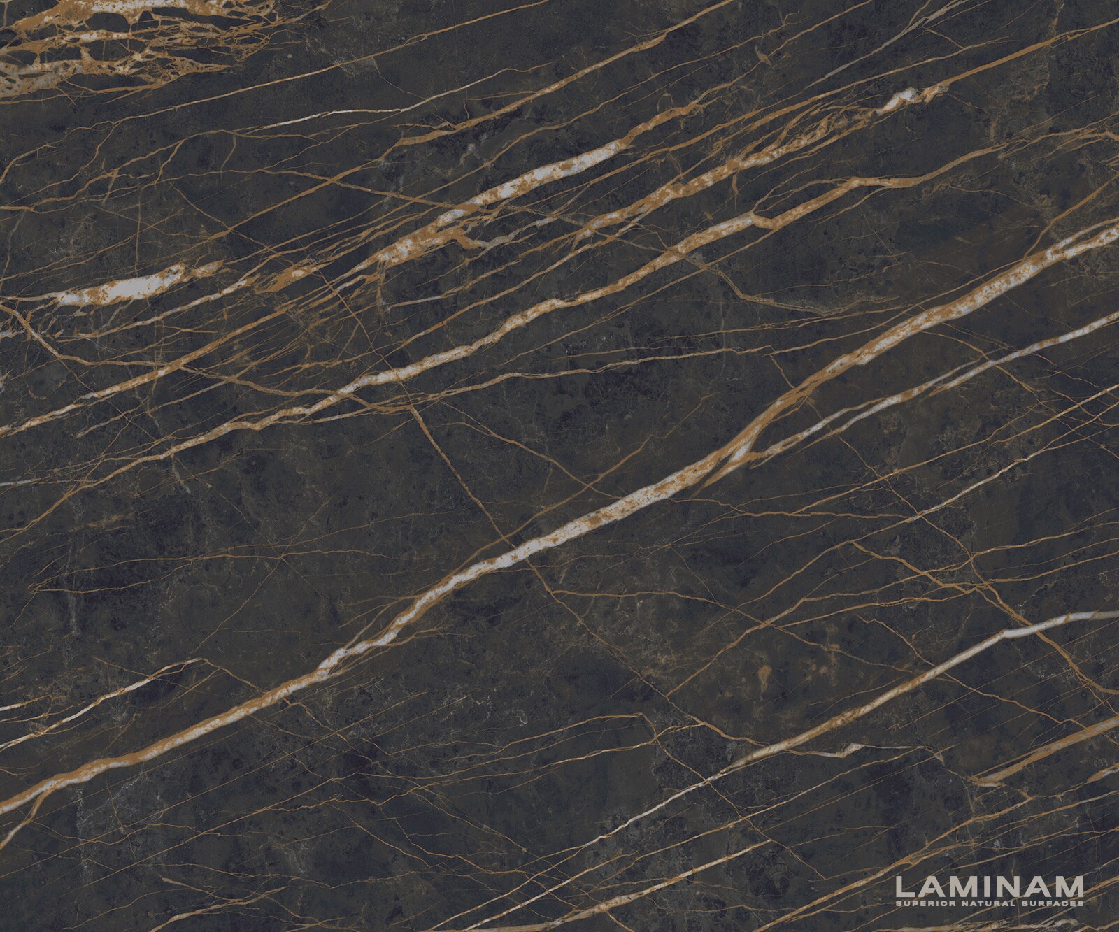 Couchtisch Edge Organisch 140x76 cm Keramik Laminam® Noir Desir Braun Parabi Metallic Silber 3