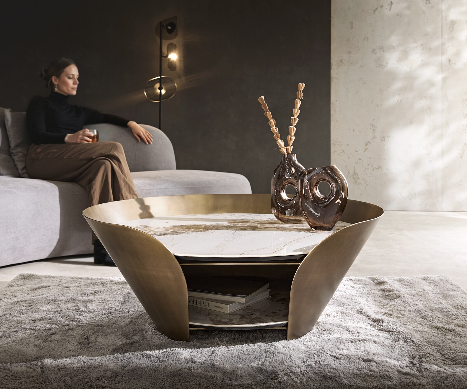 Couchtisch Skafi 100x40 cm