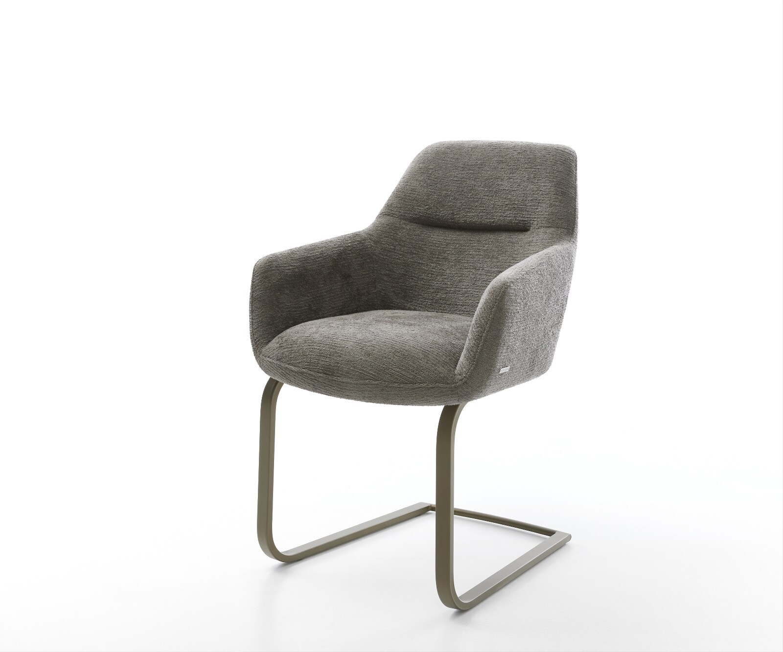 Freischwinger Pejo-Flex Bouclé Soft Schlamm Freischwinger flach Effektfinis günstig online kaufen