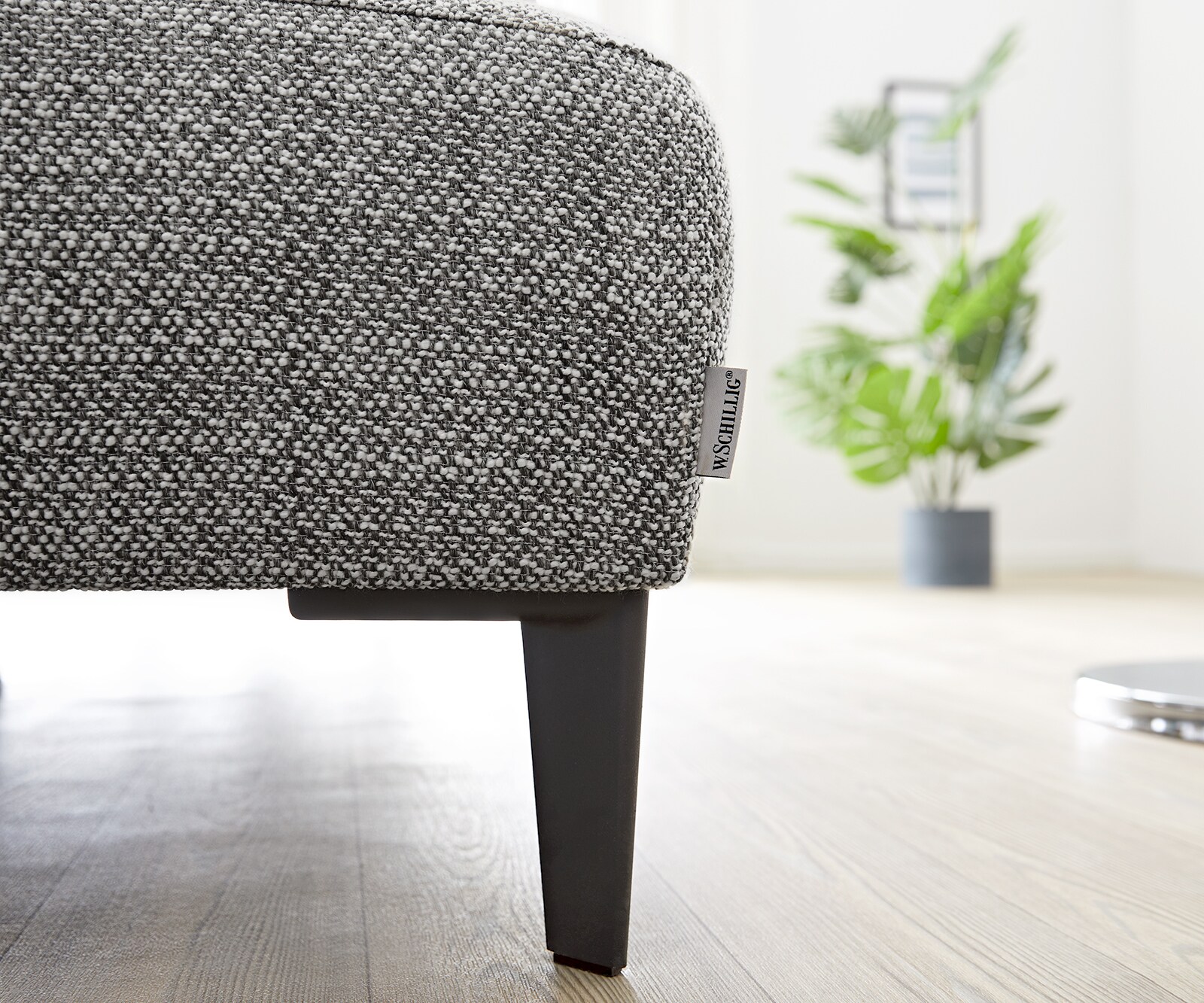 Ecksofa Puzzle 222 x 284 Schwarz-Weiß Rückenlehne by W. Schillig 5