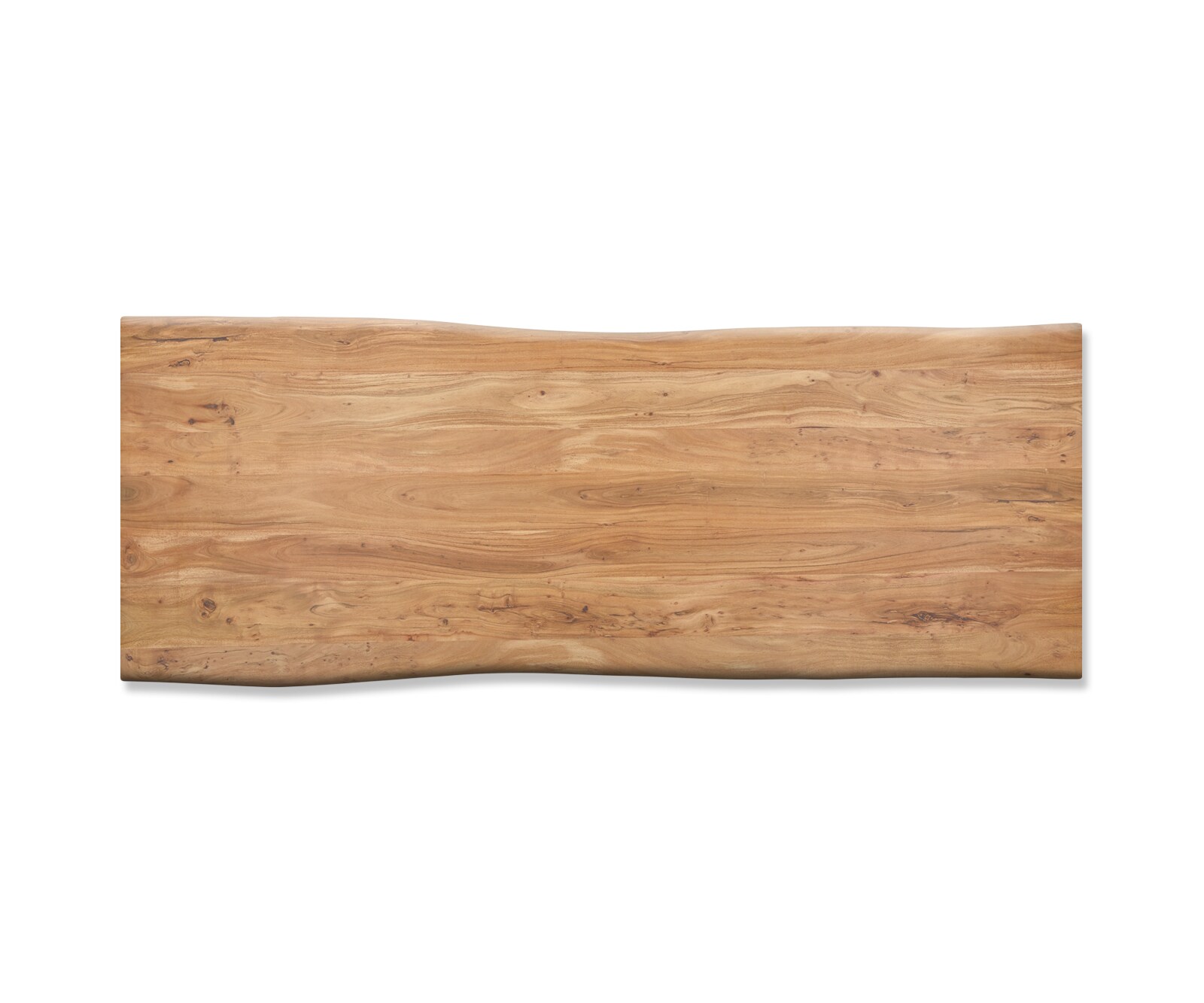 Esstischplatte Edge 260x100cm XL Akazie Natur Live-Edge 1