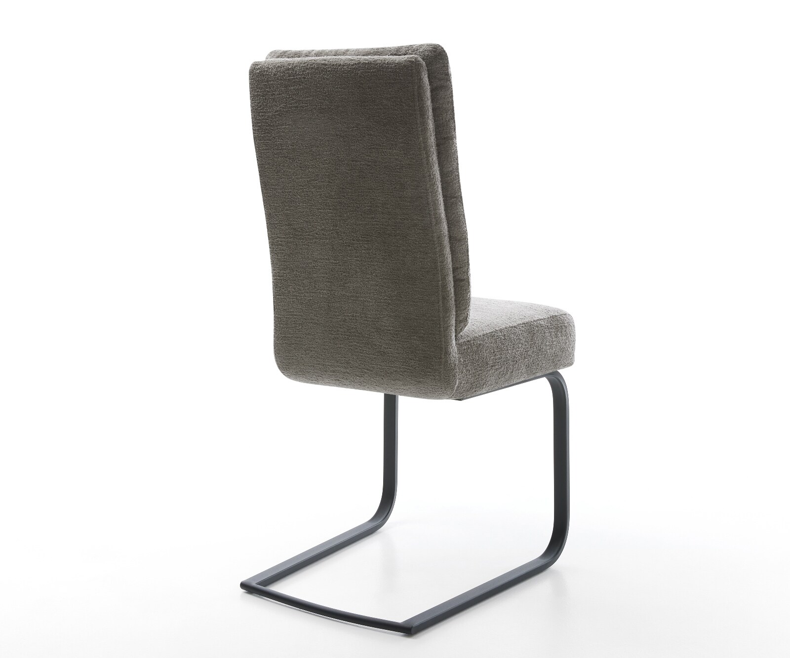 Freischwinger Pela-Flex Bouclé Soft Schlamm Freischwinger flach Schwarz Taschenfederkern 5