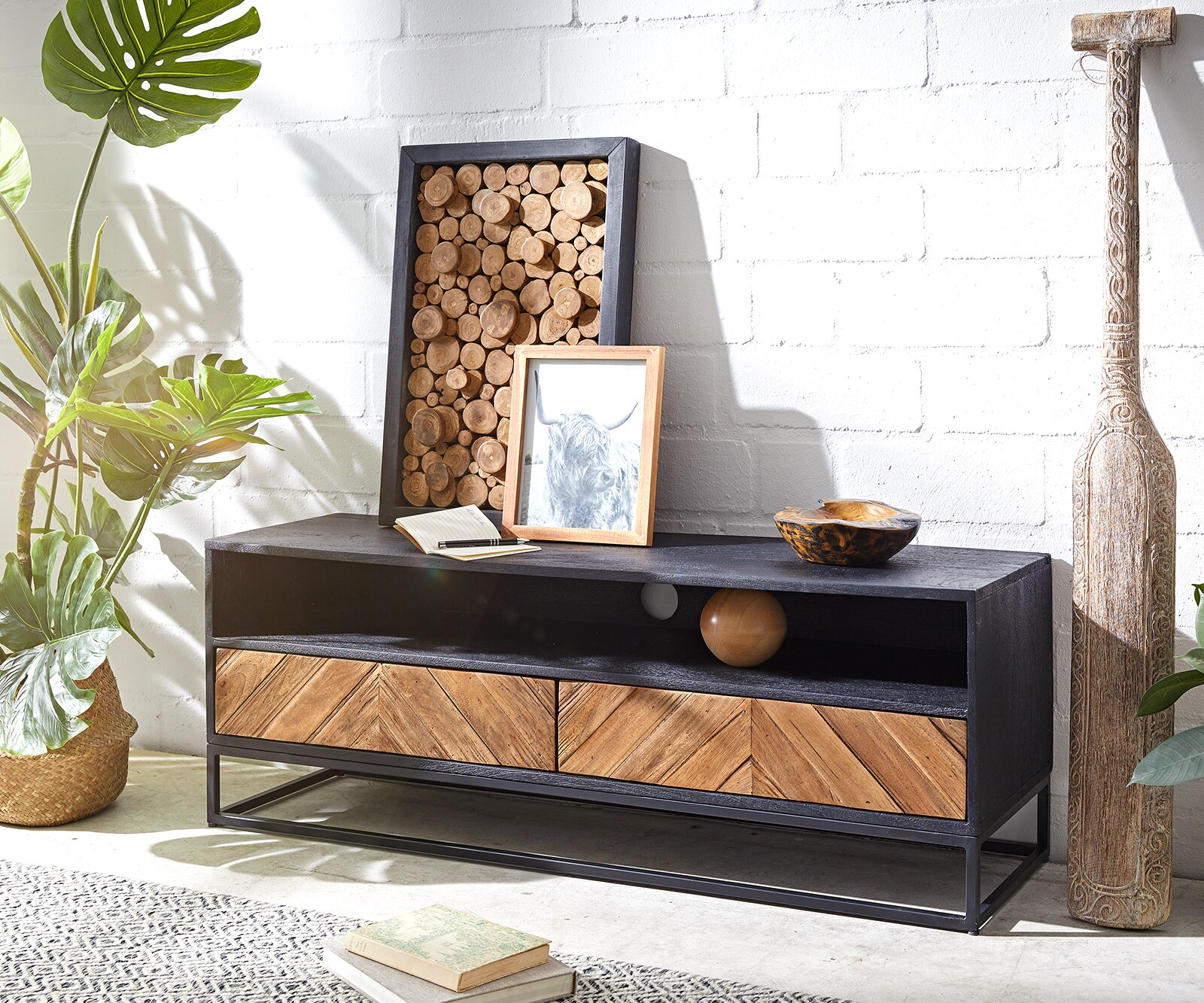 Lowboard Famke Mango Teak 3