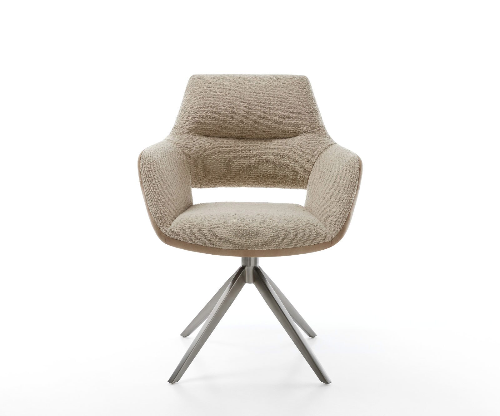 Drehstuhl Yago-Flex mit Armlehnen Materialmix Schlamm Kreuzgestell breit Graphit 360° drehbar Wippfunktion Taschenfederkern 1 Drehstuhl Yago-Flex mit Armlehnen Materialmix Schlamm Kreuzgestell breit Graphit 360° drehbar Wippfunktion Taschenfederkern 1