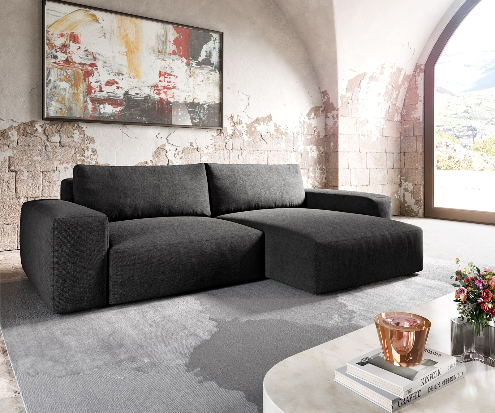 Ecksofa Lanzo Recamiere veriabel 5