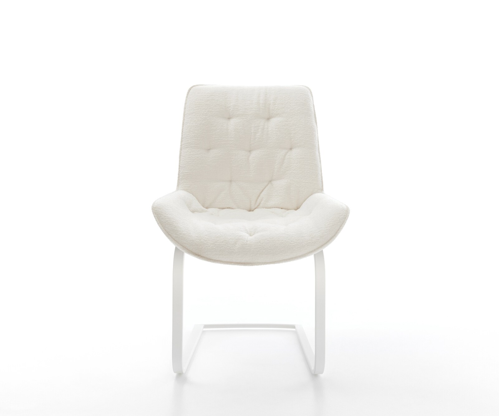 Freischwinger Taimi-Flex Bouclé Soft Beige Freischwinger flach Weiß 1