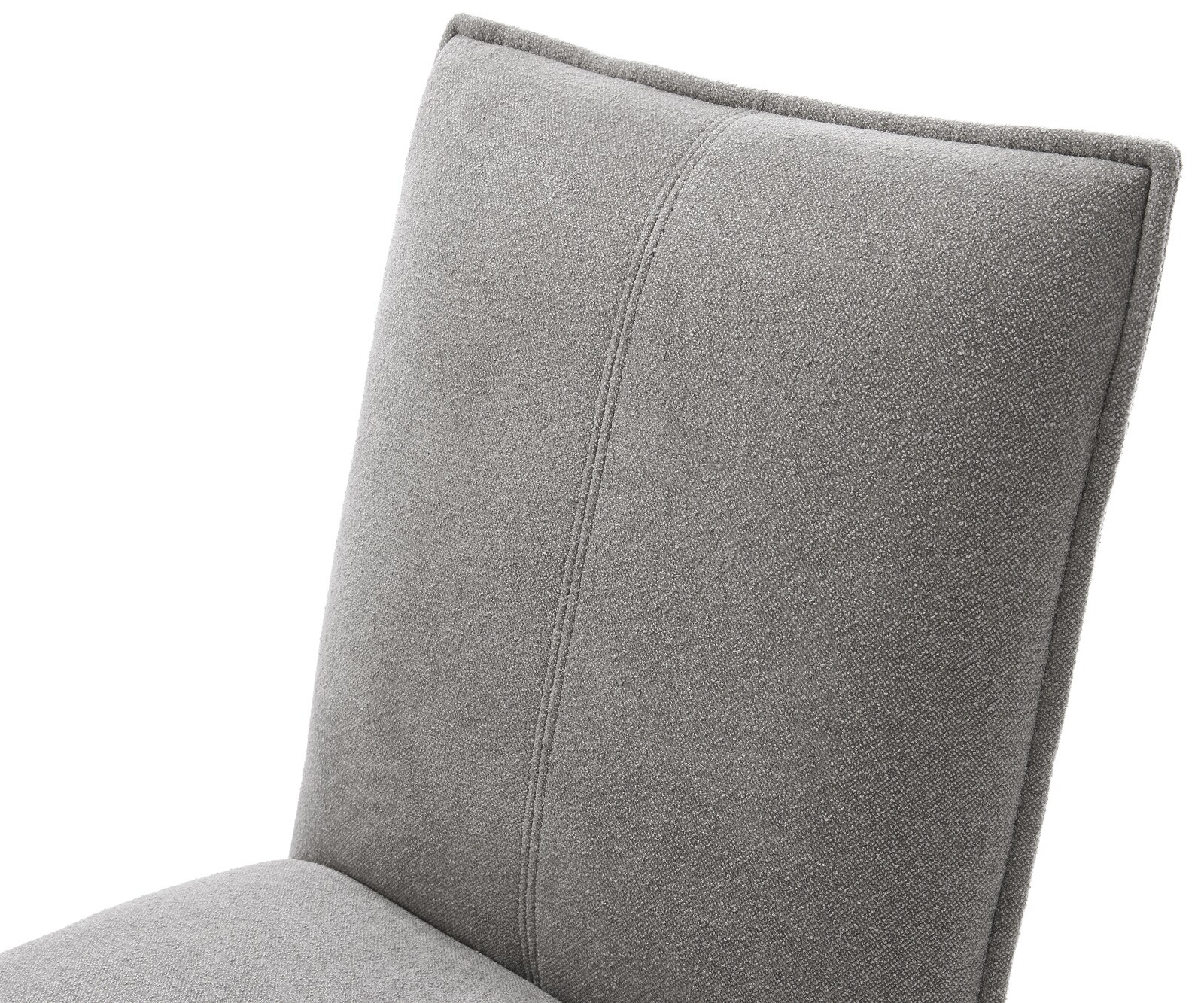 Drehstuhl Lelio-Flex Strukturstoff Soft Grau Kreuzgestell breit Graphit 360° drehbar Wippfunktion Taschenfederkern 4