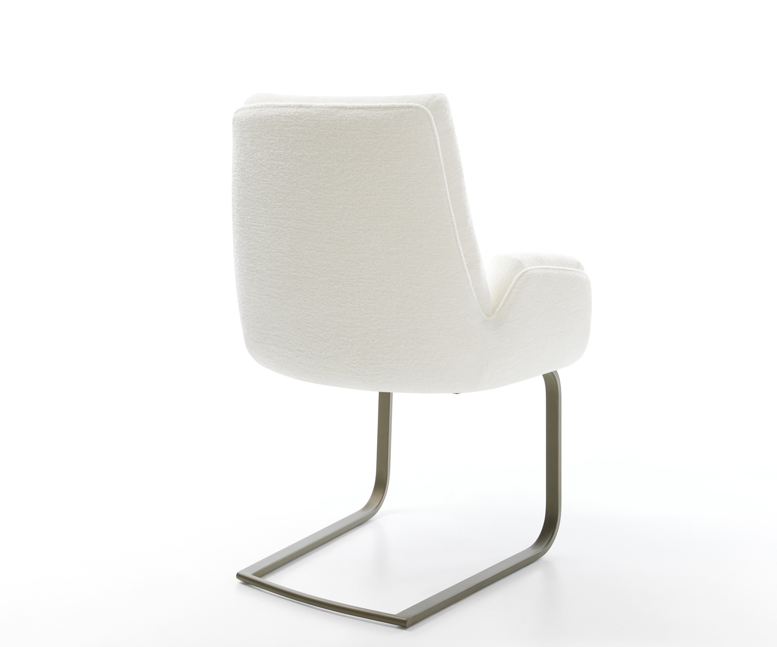 Freischwinger Clea-Flex Bouclé Soft Beige Freischwinger flach Effektfinish Titan 5