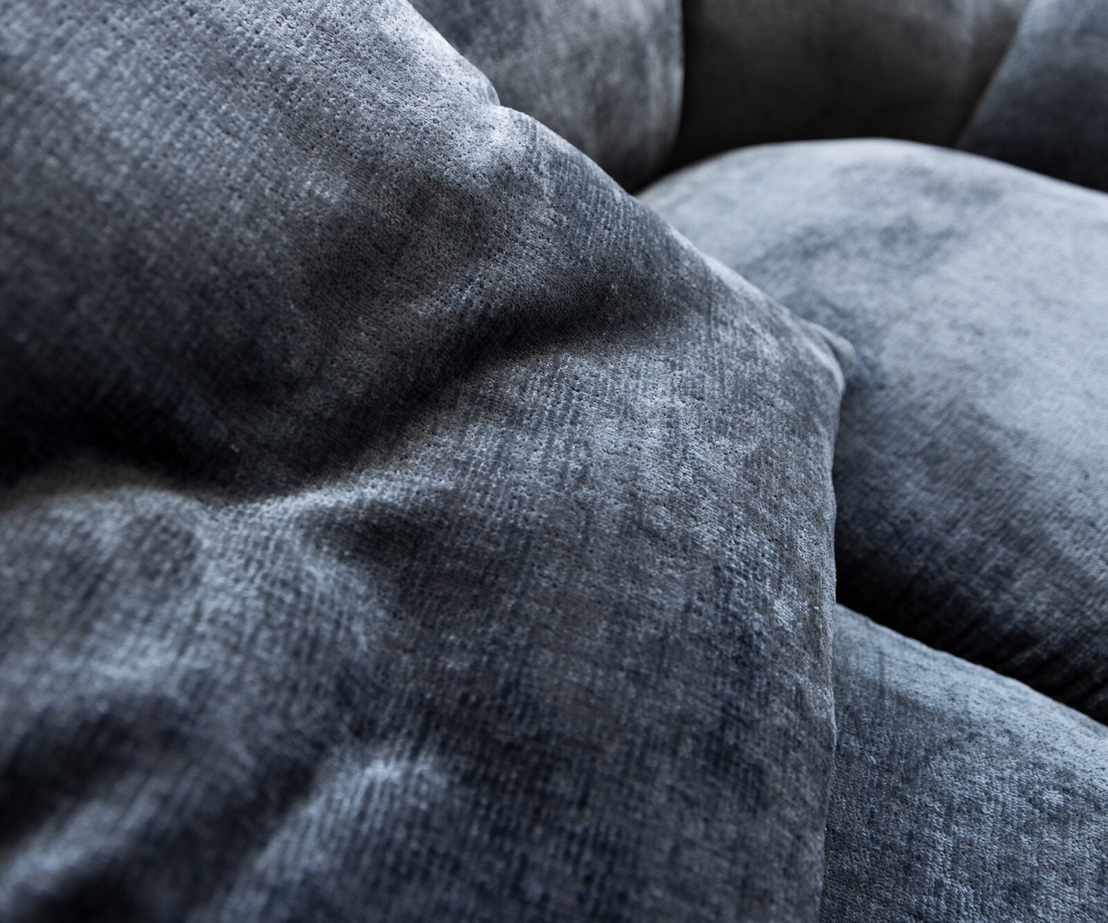 Big-Sofa Lunna 360x175 cm Chenille Blau 2 Kissen 6