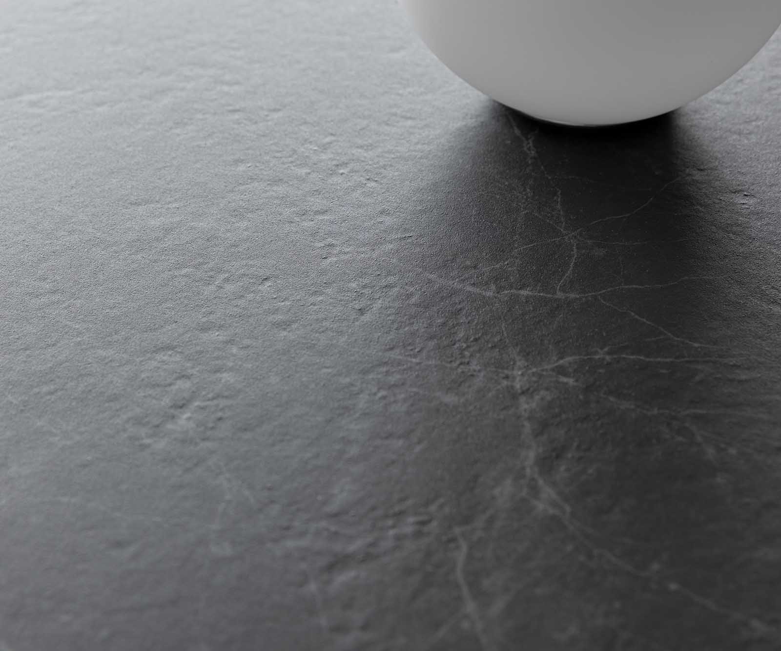 Couchtisch Levente 110x60 cm Keramik Laminam® Nero Greco Anthrazit Gestell Metall Schwarz 3