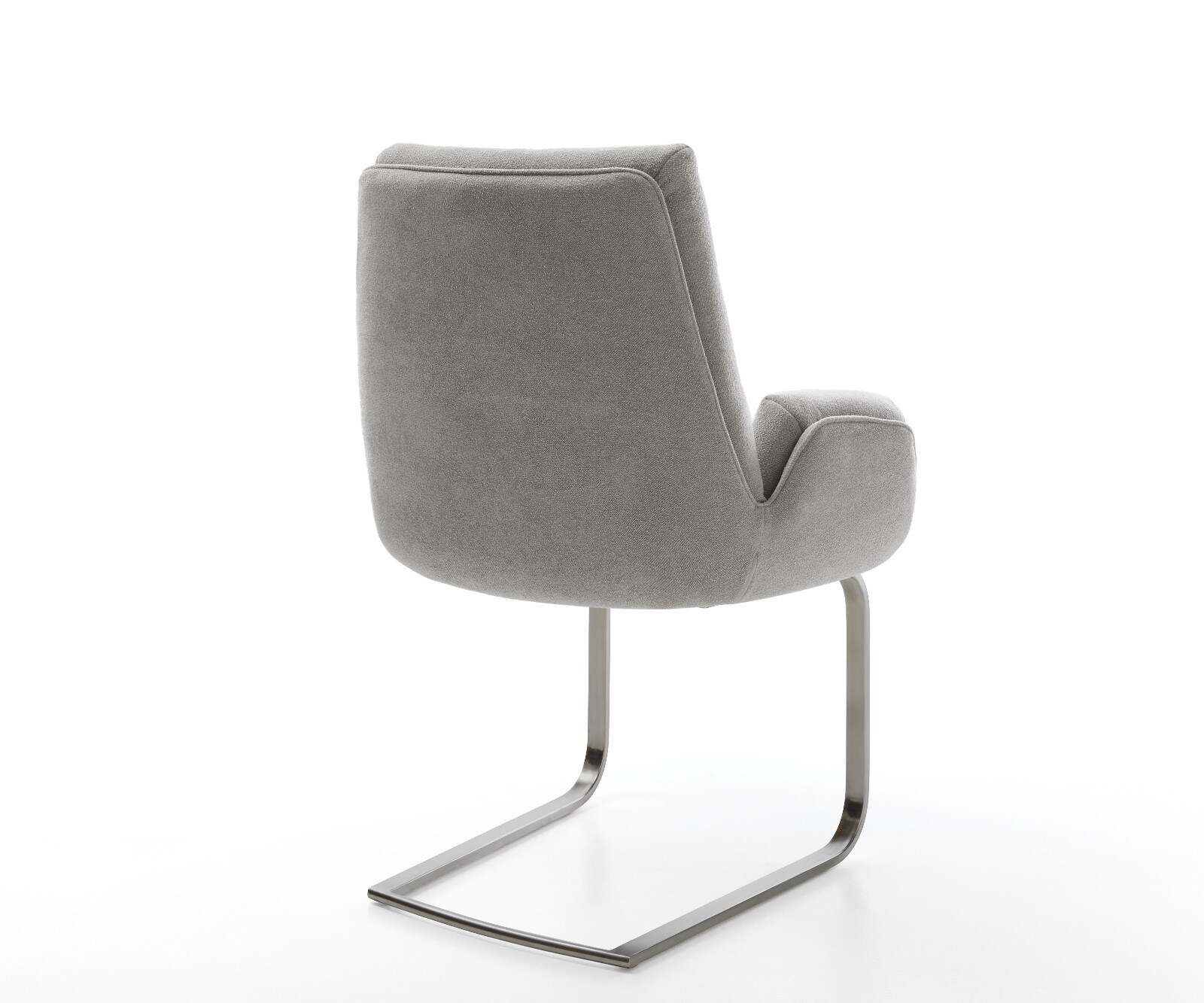 Freischwinger Clea-Flex Strukturstoff Soft Grau Freischwinger flach Graphit 4