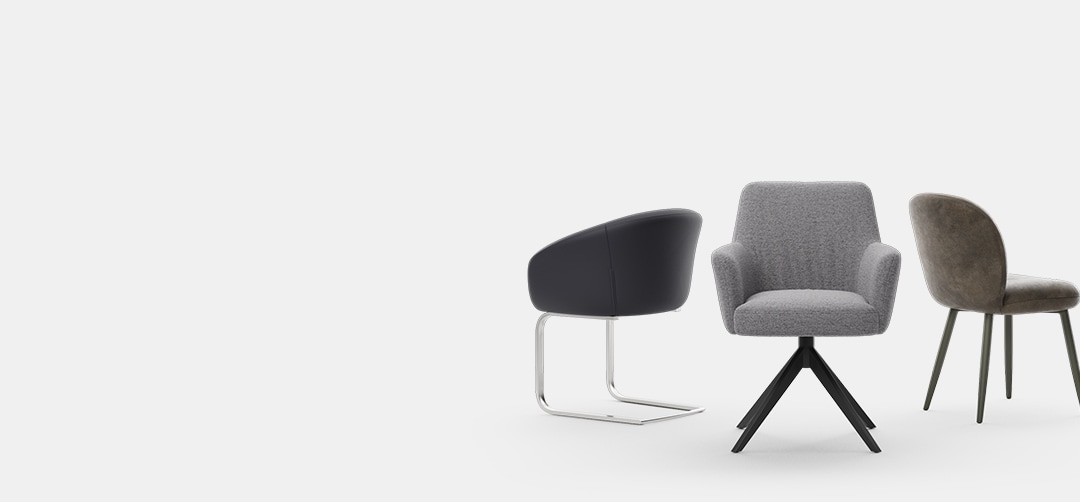 Stühle der Serie Flex von Delife