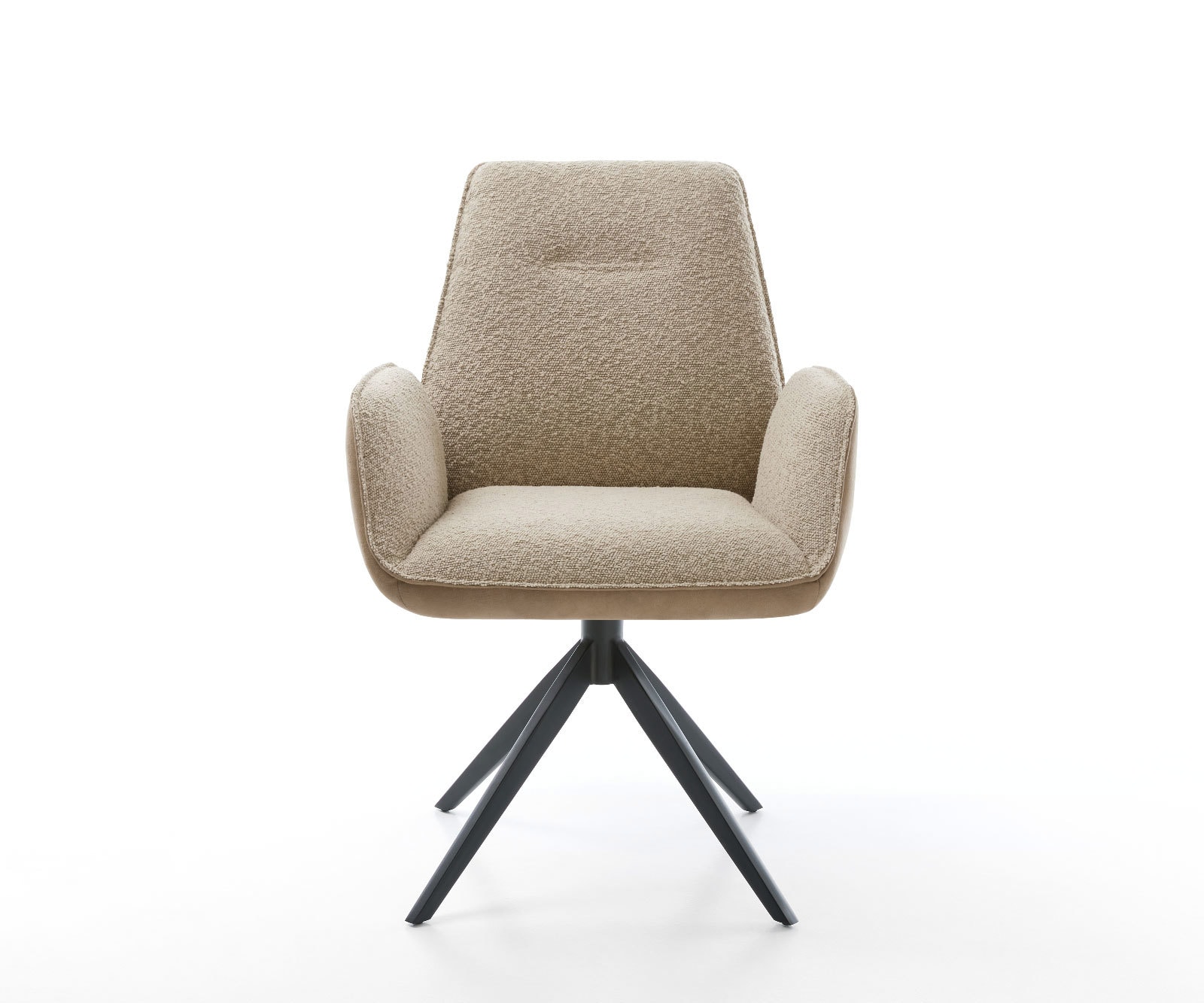 Drehstuhl Zoa-Flex Materialmix Schlamm Kreuzgestell breit Schwarz 360° drehbar Wippfunktion Taschenfederkern 1 Drehstuhl Zoa-Flex Materialmix Schlamm Kreuzgestell breit Schwarz 360° drehbar Wippfunktion Taschenfederkern 1
