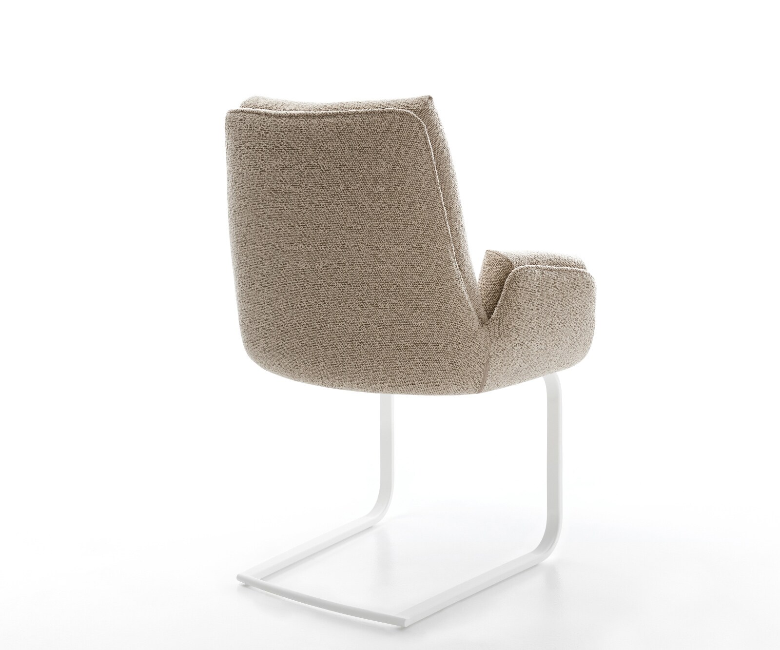 Freischwinger Clea-Flex Bouclé Schlamm Freischwinger flach Weiß 4