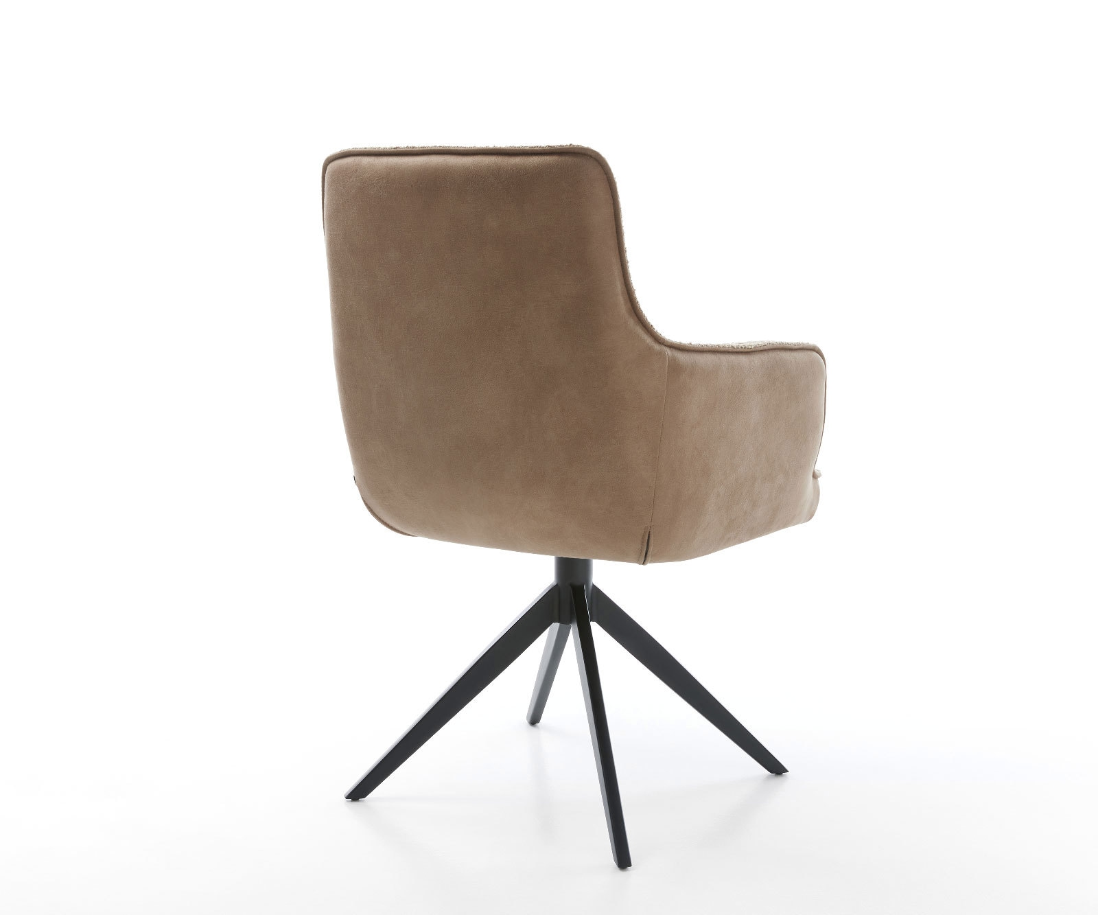 Drehstuhl Heira-Flex mit Armlehnen Materialmix Schlamm Kreuzgestell breit Schwarz 360° drehbar Wippfunktion Taschenfederkern 4 Drehstuhl Heira-Flex mit Armlehnen Materialmix Schlamm Kreuzgestell breit Schwarz 360° drehbar Wippfunktion Taschenfederkern 4