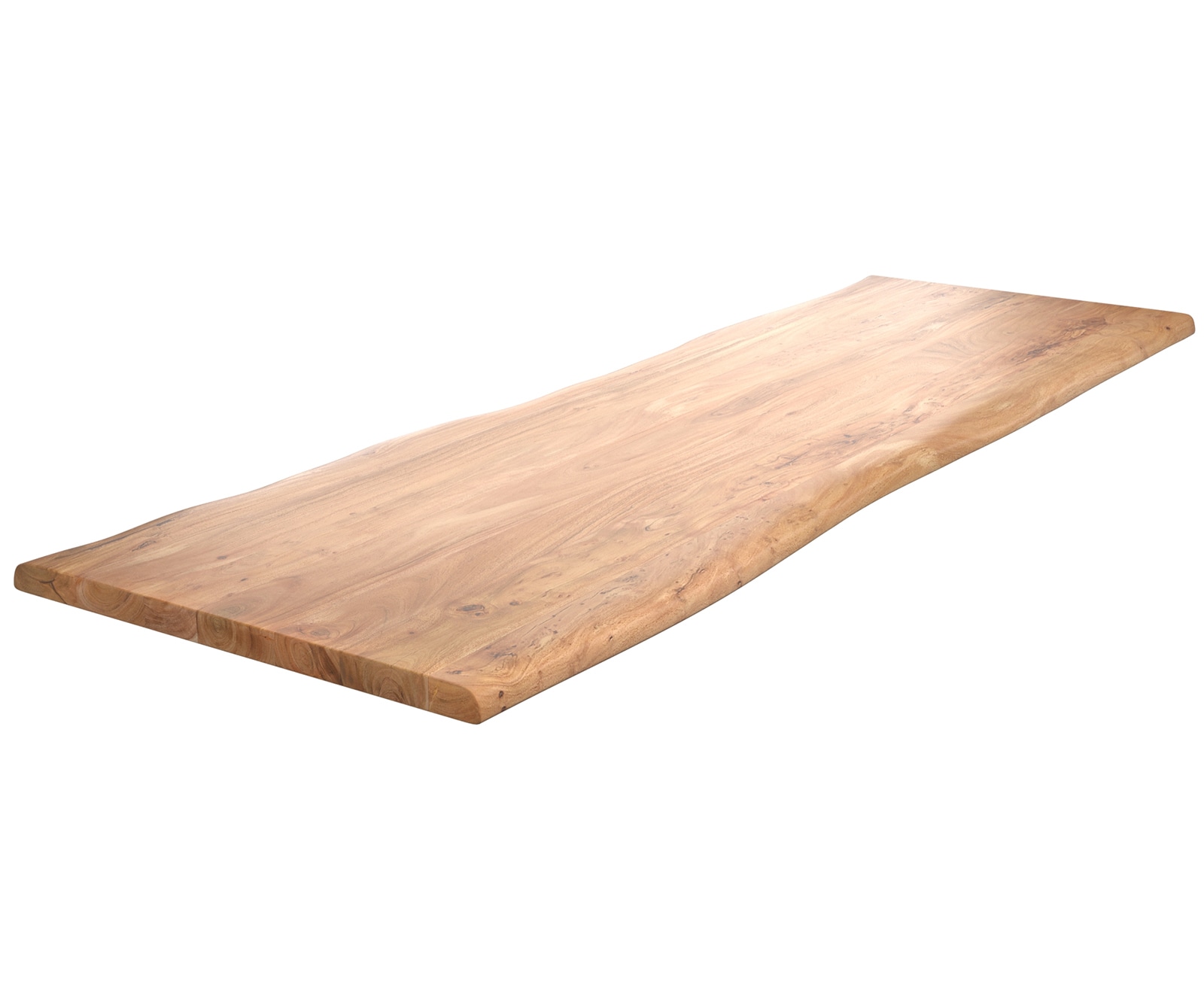 Esstischplatte Edge 300x100cm XL Akazie Natur Live-Edge 1
