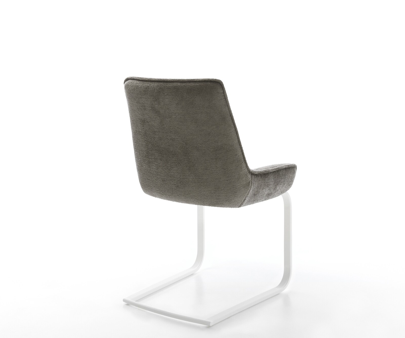 Freischwinger Taimi-Flex Bouclé Soft Schlamm Freischwinger flach Weiß 5