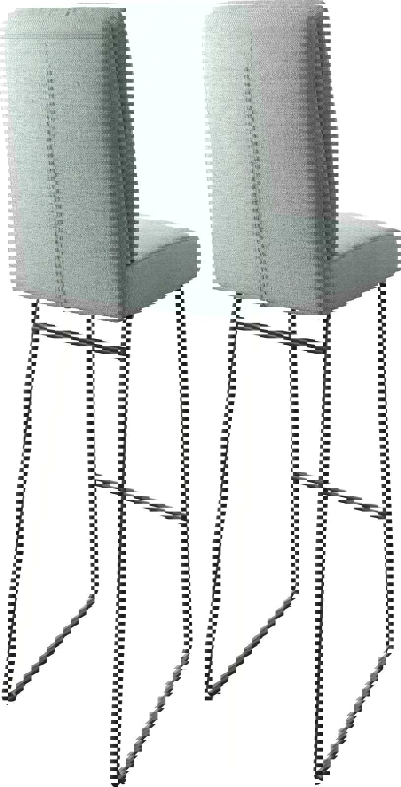 Barstuhl Pela-Flex Stripes Mint Kufengestell Metall 4