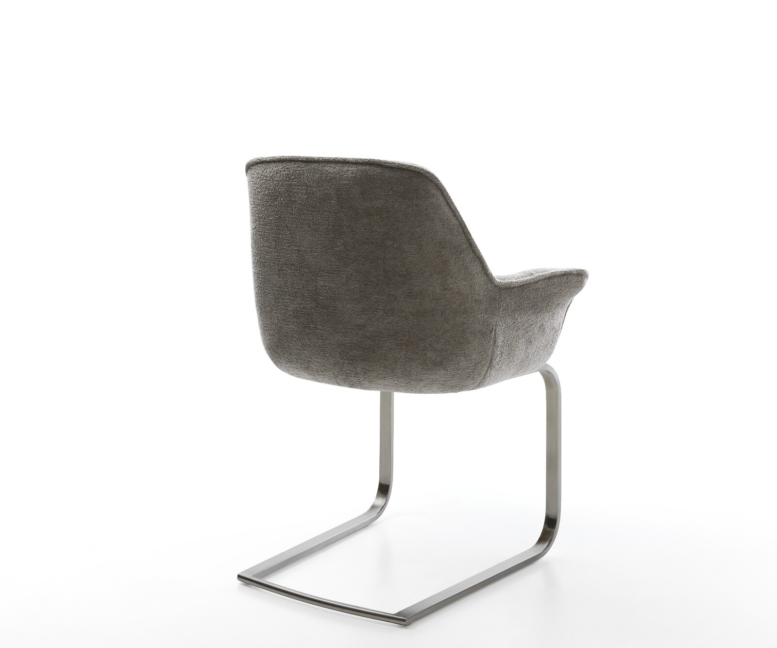 Freischwinger Kaira-Flex Bouclé Soft Schlamm Freischwinger flach Graphit 5