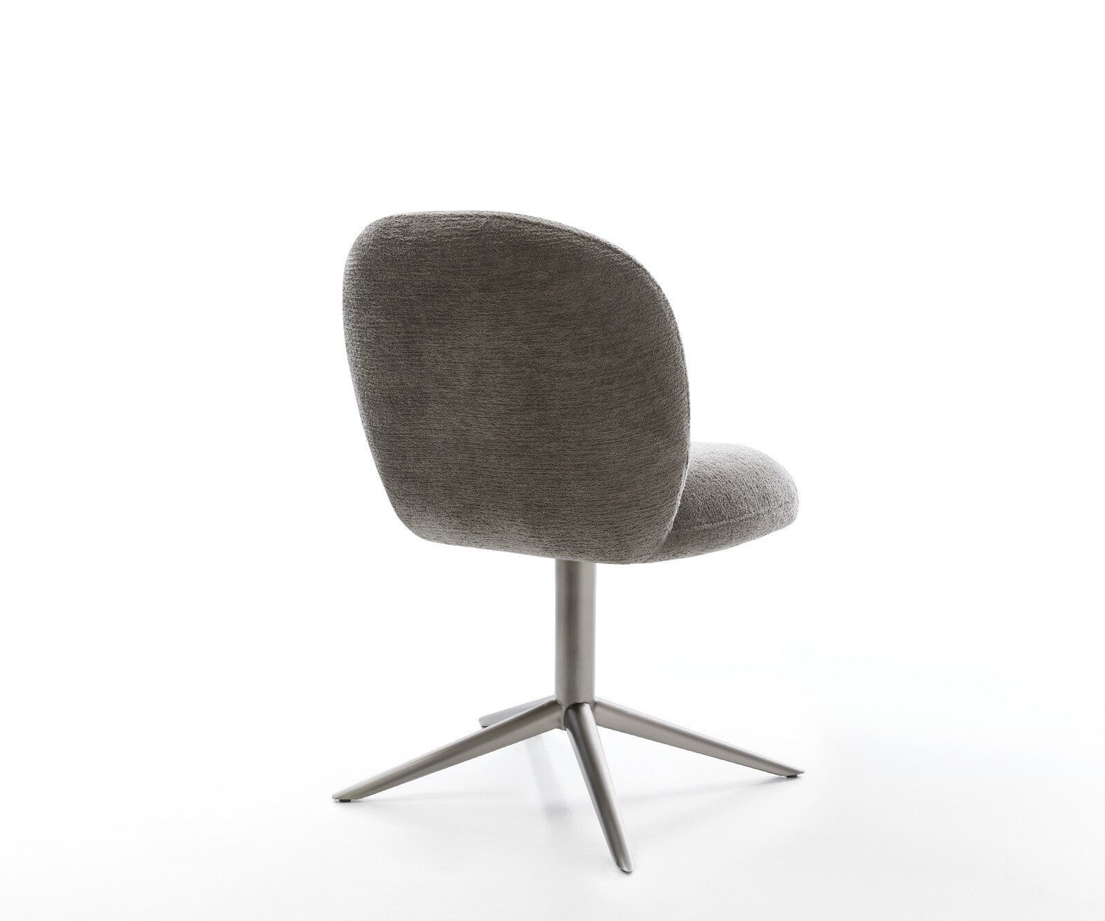 Drehstuhl Nube-Flex Bouclé Soft Schlamm Fußkreuz Graphit 360° drehbar Wippfunktion Taschenfederkern 4
