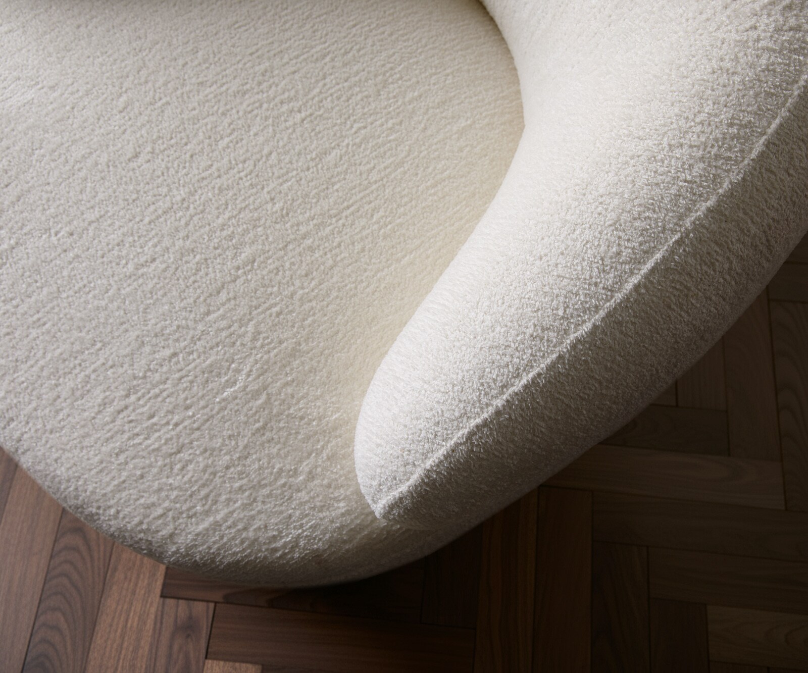 Loungesessel Nova 88x88 cm Bouclé Soft Beige 6