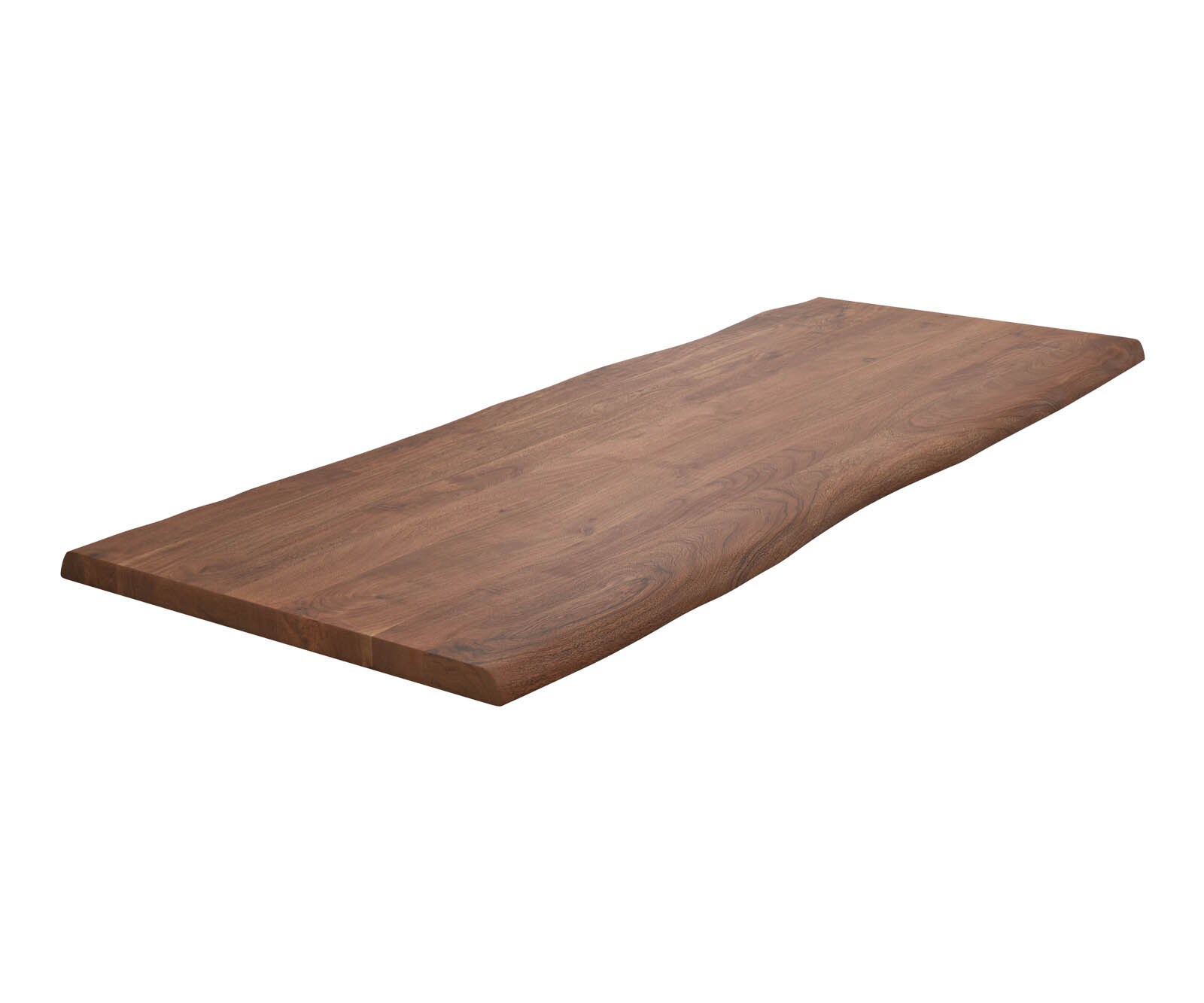 Esstischplatte Edge 260x100cm XL Akazie Braun Live-Edge