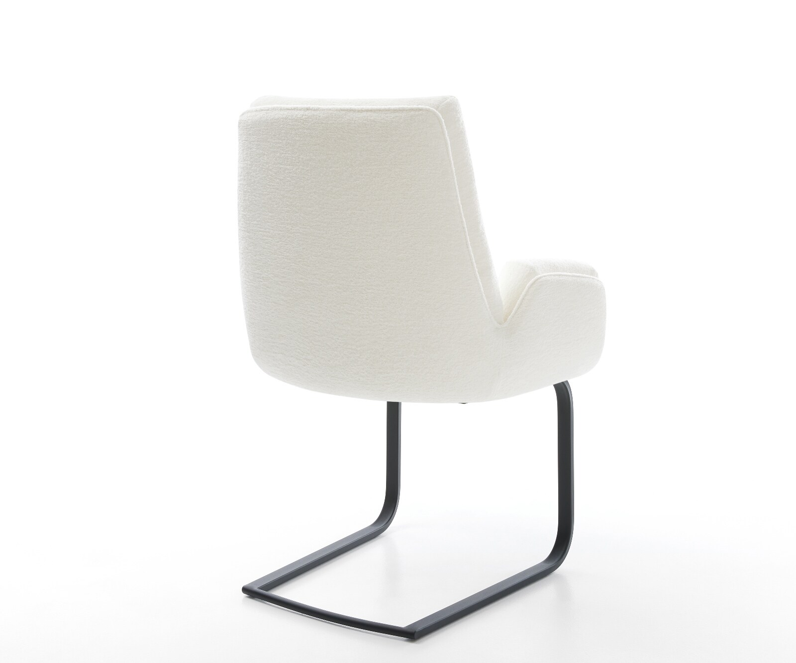 Freischwinger Clea-Flex Bouclé Soft Beige Freischwinger flach Schwarz 4