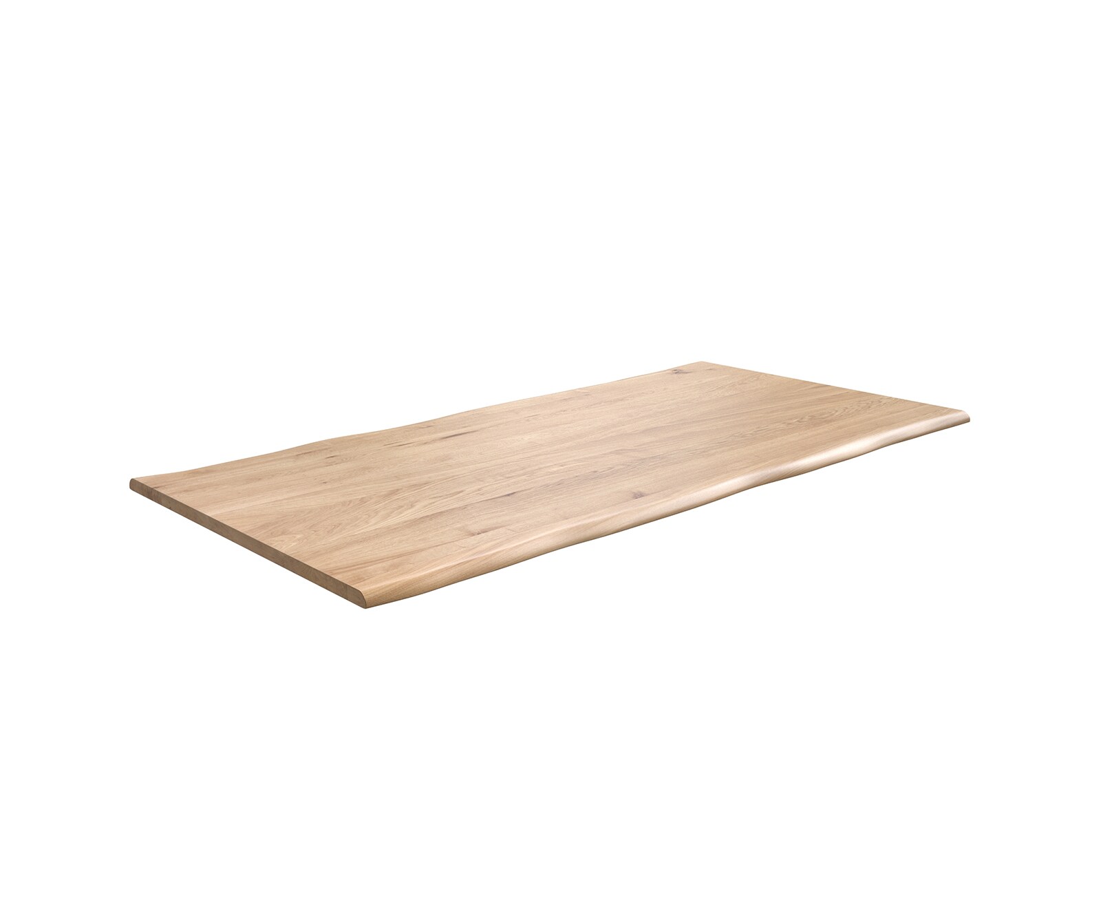 Esstischplatte Edge 200x100x2,5-3  Eiche Natur Live-Edge