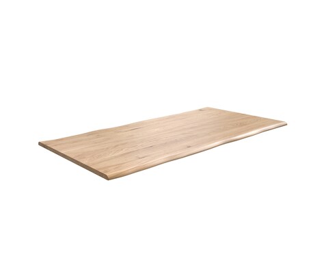Esstischplatte Edge 200x100x2,5-3  Eiche Natur Live-Edge