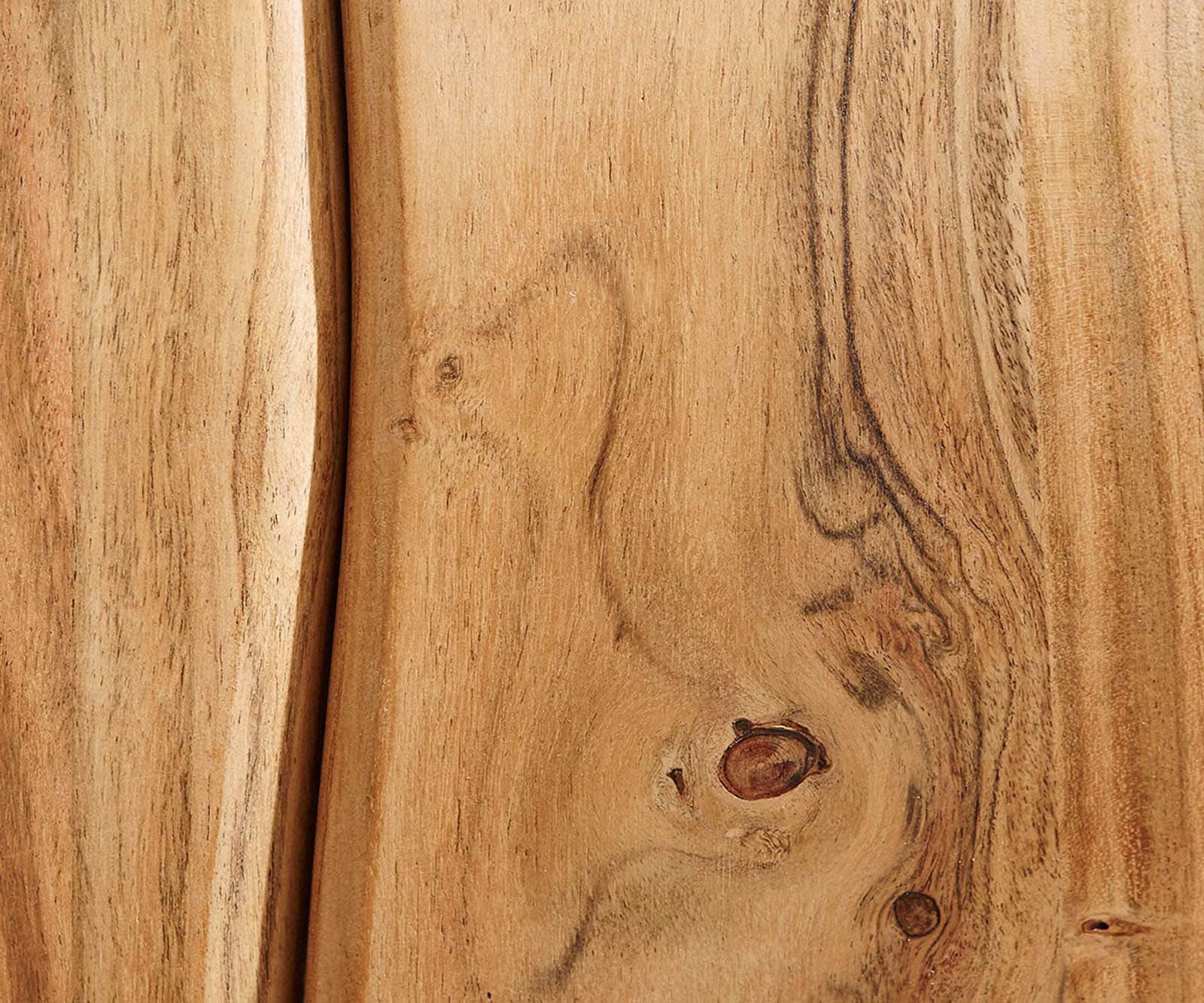 Sideboard Live-Edge 147 cm Akazie Natur 3 Schübe 2 Türen 6 Sideboard Live-Edge 147 cm Akazie Natur 3 Schübe 2 Türen 6
