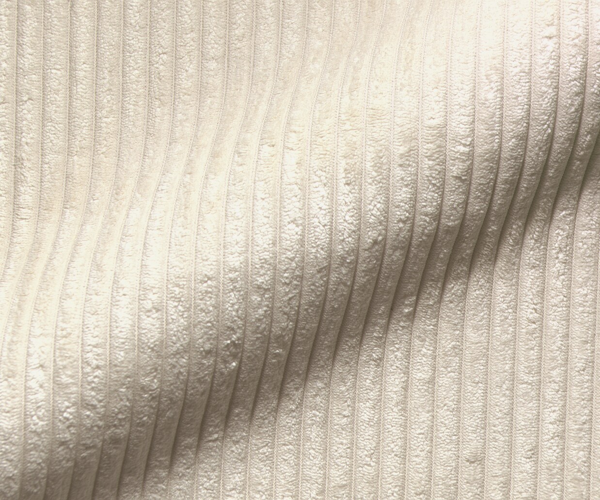 Big-Sofa Sirpio 230x90 cm Cord Beige mit Hocker 3