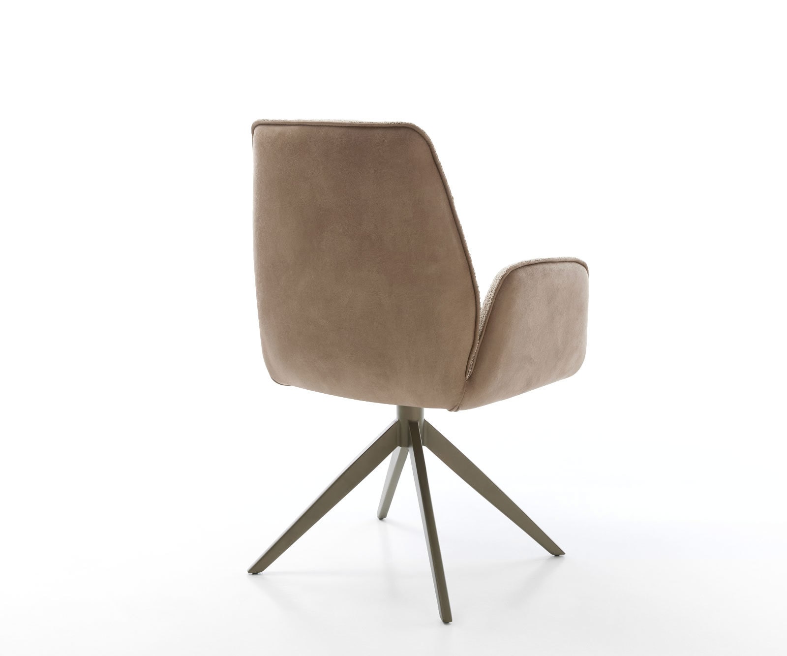 Drehstuhl Zoa-Flex Materialmix Schlamm Kreuzgestell breit Effektfinish Titan 360° drehbar Taschenfederkern 4 Drehstuhl Zoa-Flex Materialmix Schlamm Kreuzgestell breit Effektfinish Titan 360° drehbar Taschenfederkern 4