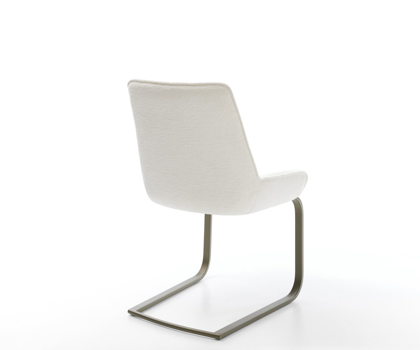 Freischwinger Taimi-Flex Bouclé Soft Beige Freischwinger flach Effektfinish Titan 5