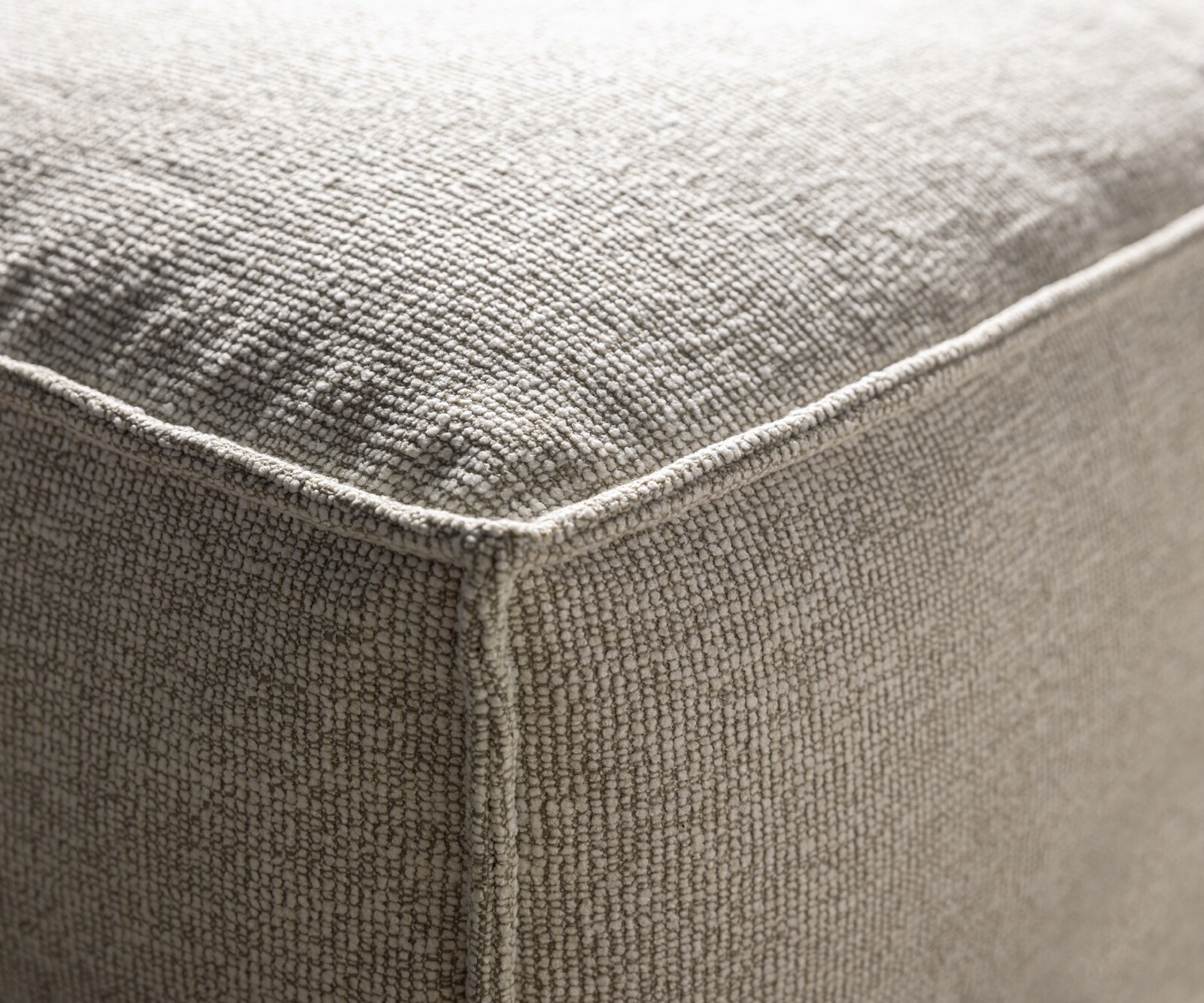 Wohnlandschaft Freestyle 360x290 cm Webstoff Soft Beige Kedernaht 4