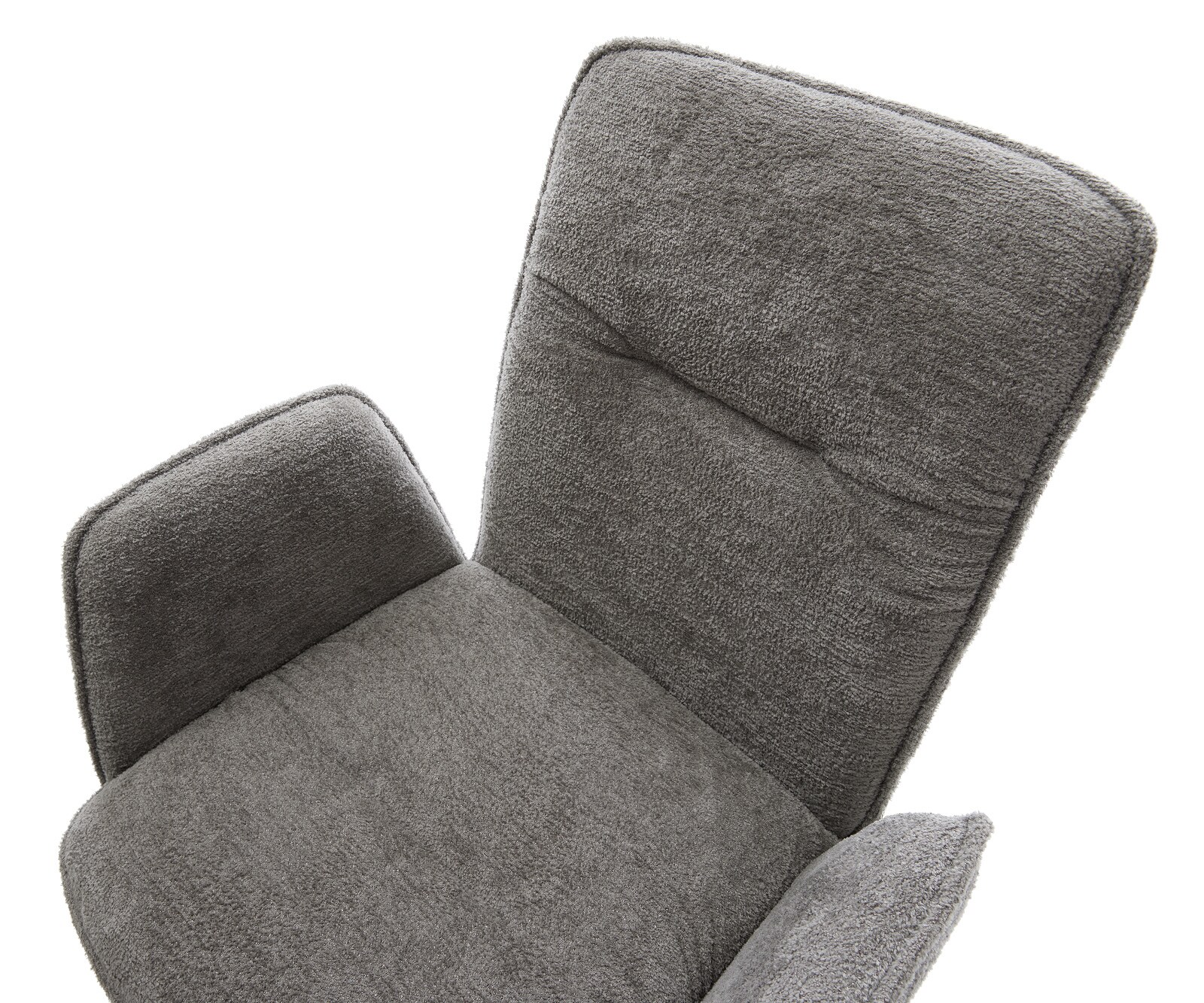 Esszimmerstuhl Vinja-Flex Bouclé Soft Schlamm Kufengestell Schwarz 4