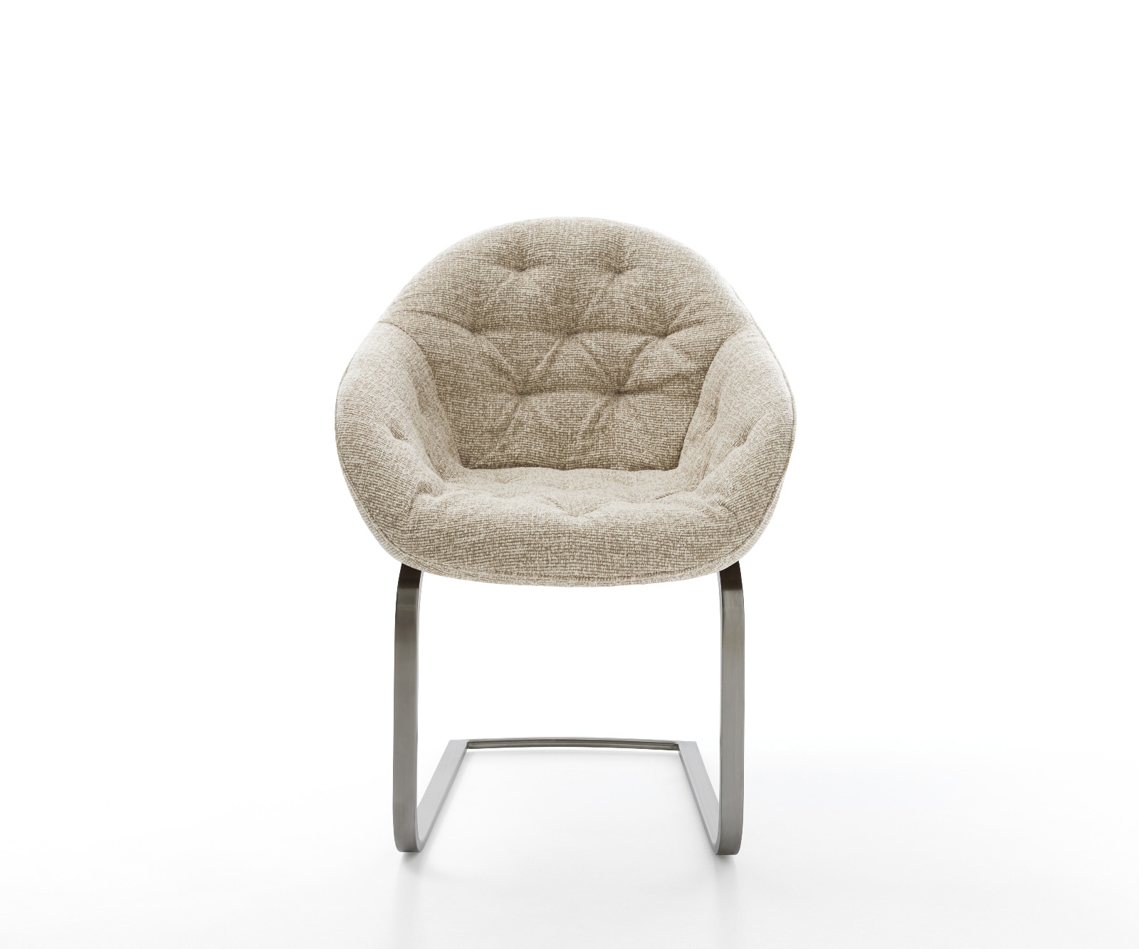 Freischwinger Gaio-Flex Webstoff Soft Beige Freischwinger flach Graphit 2